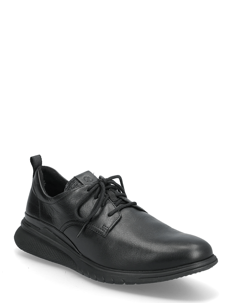 Hush Puppies - Men's Advance Laceup - Bold Black Leather - oxford-schuhe - bold black leather - 0