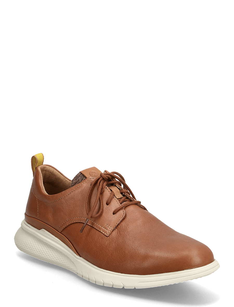 Hush Puppies - Men's Advance Laceup - Cognac Leather - oxfordskor - cognac leather - 0
