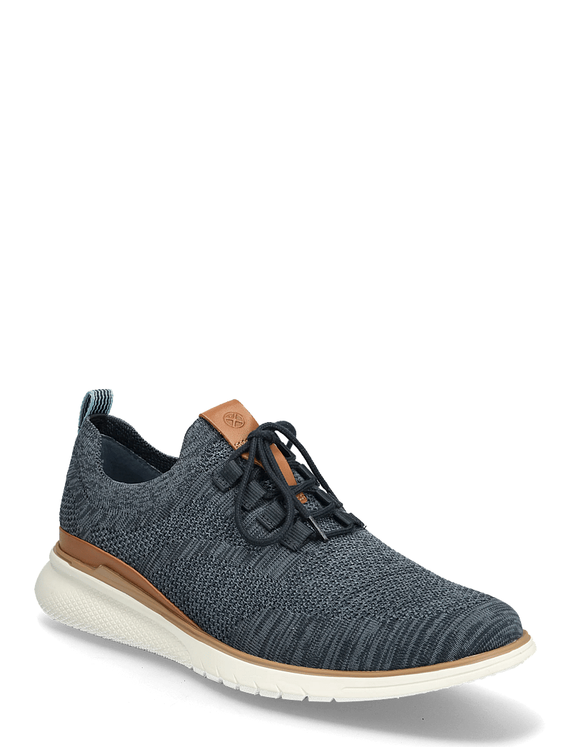 Hush Puppies - Men's Advance Knit Laceup - Navy Blue Knit - collections - navy blue knit - 0