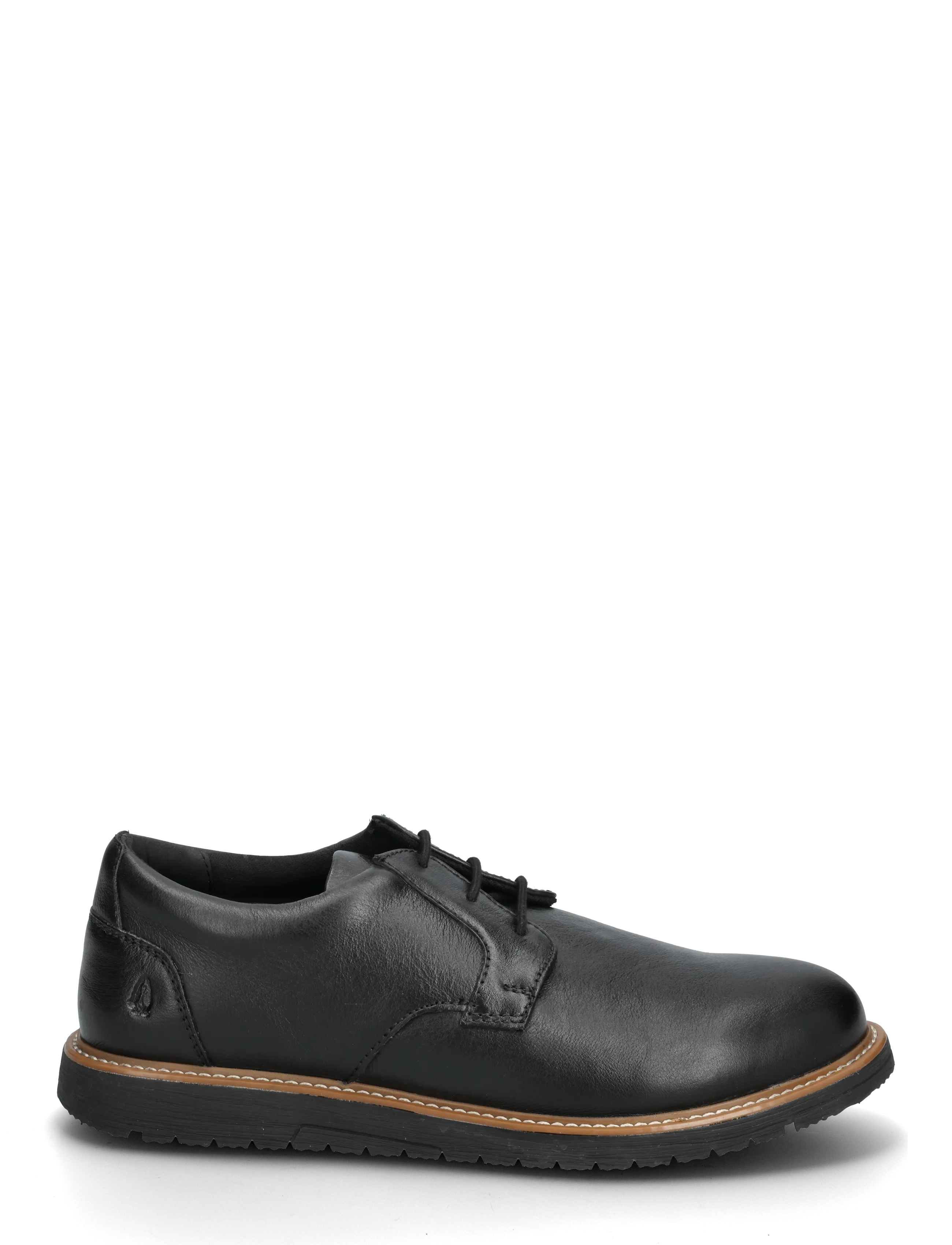 Hush Puppies - Men's Jenson Oxford  - Bold Black Leather - suvarstomi batai - bold black leather - 1