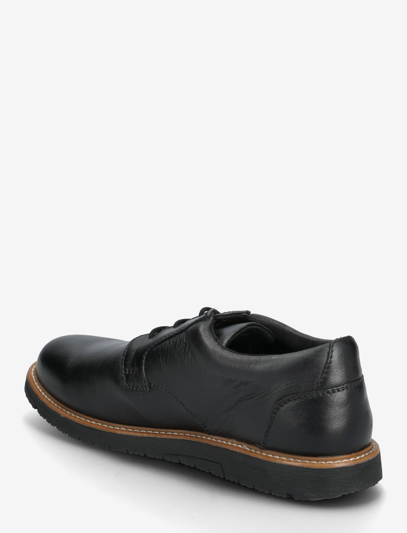 Hush Puppies - Men's Jenson Oxford  - Bold Black Leather - oxfordskor - bold black leather - 2