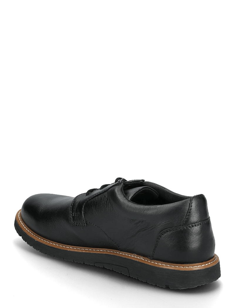 Hush Puppies - Men's Jenson Oxford - Bold Black Leather - chaussures oxford - bold black leather - 2