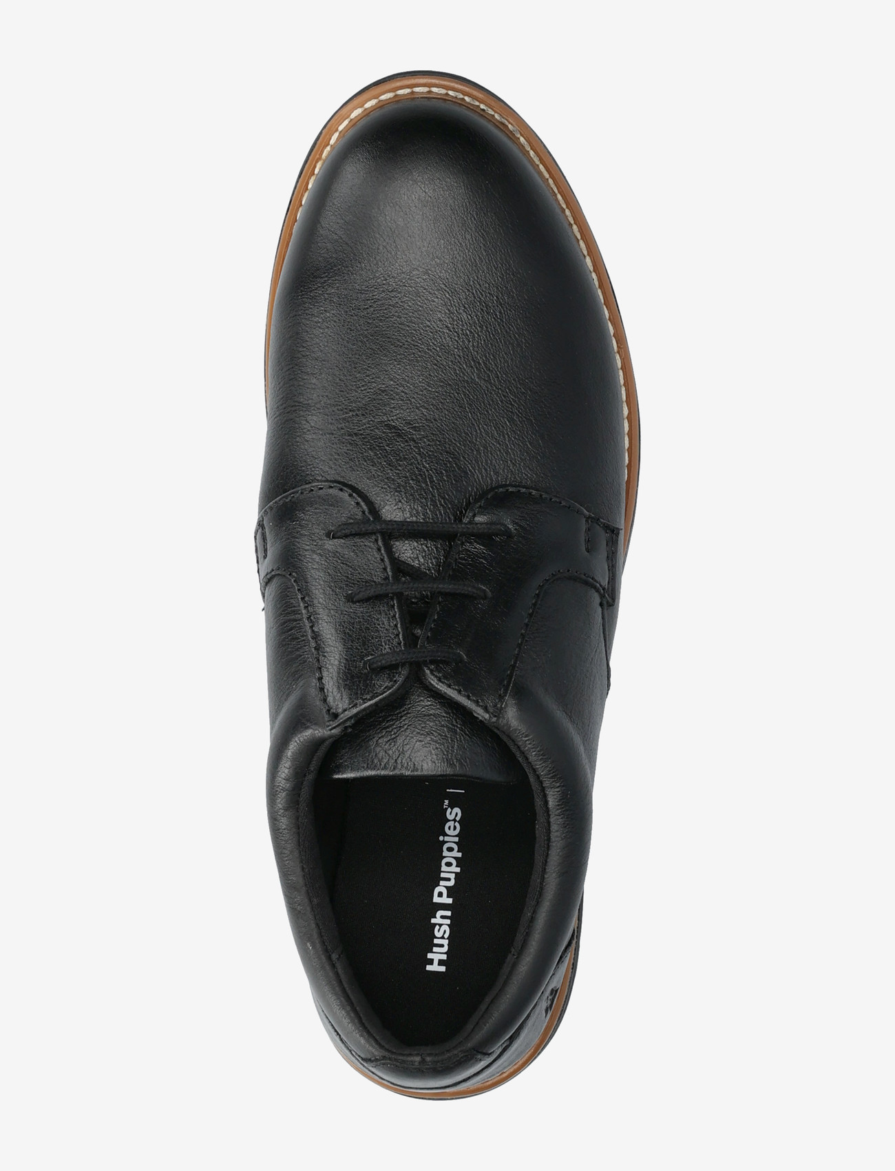 Hush Puppies - Men's Jenson Oxford  - Bold Black Leather - oxfordskor - bold black leather - 3