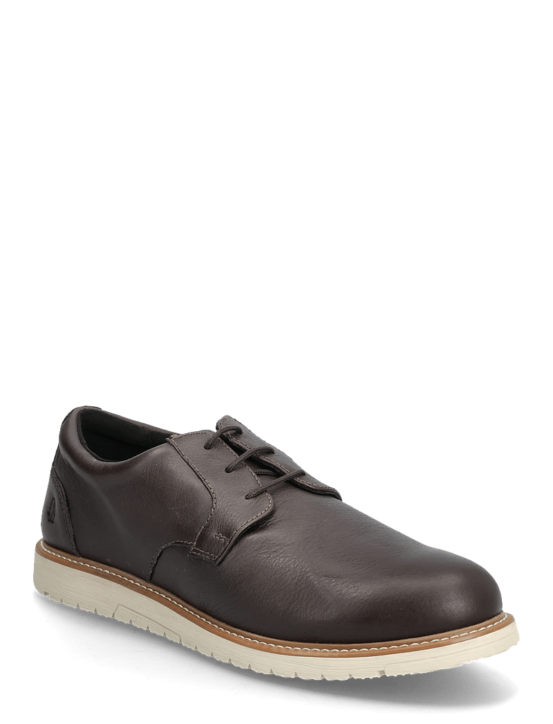 Hush Puppies - Men's Jenson Oxford - Dark Brown Leather - oxford sko - dark brown leather - 0
