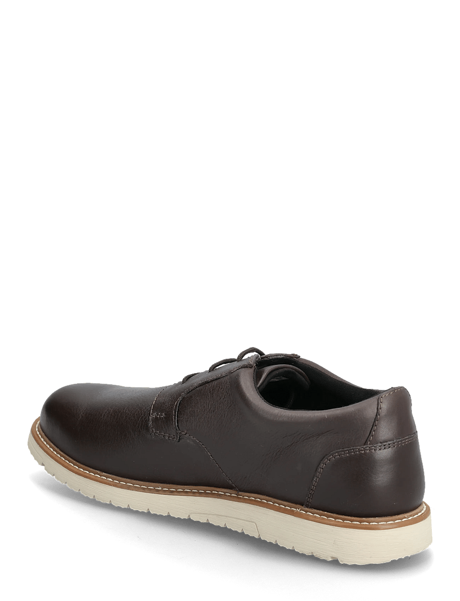 Hush Puppies - Men's Jenson Oxford - Dark Brown Leather - paeltega kingad - dark brown leather - 2