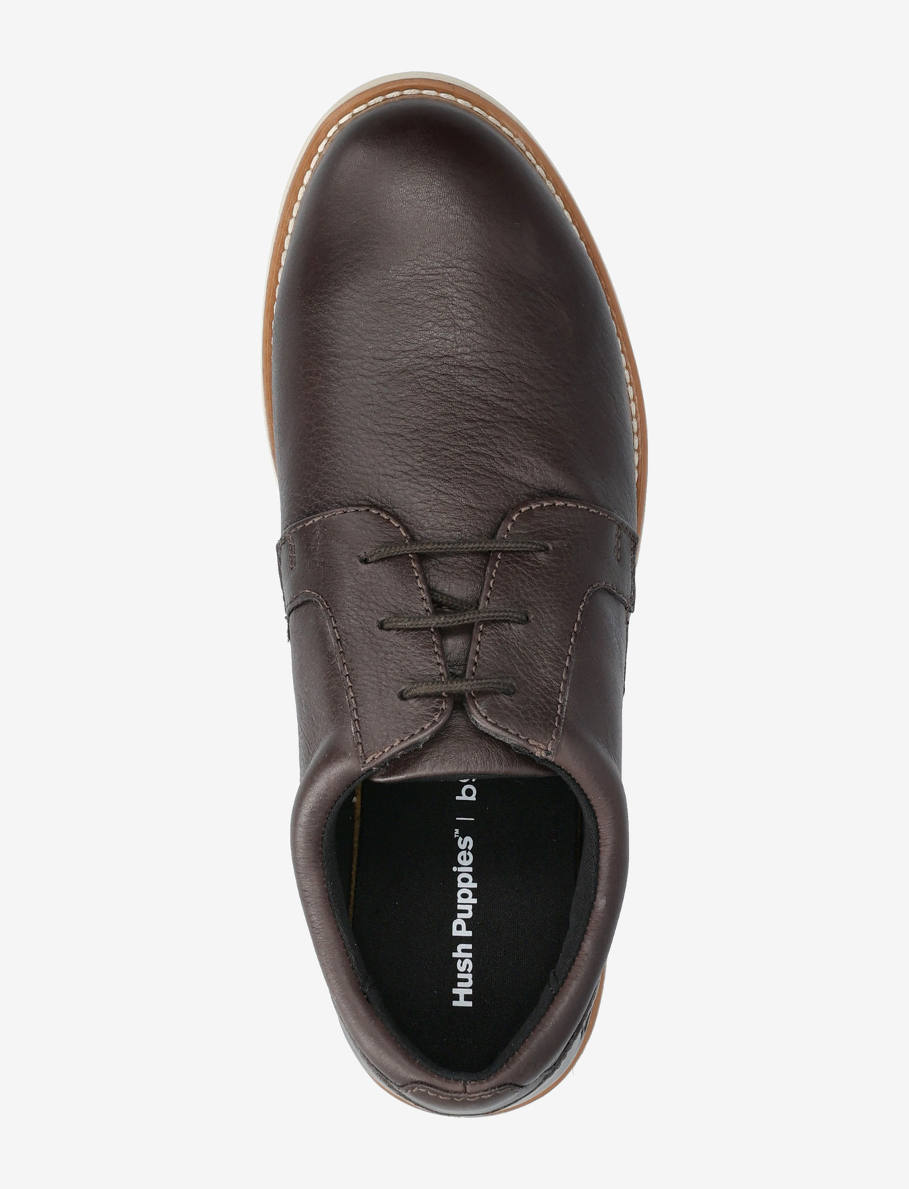 Hush Puppies - Men's Jenson Oxford  - Dark Brown Leather - oxford sko - dark brown leather - 3