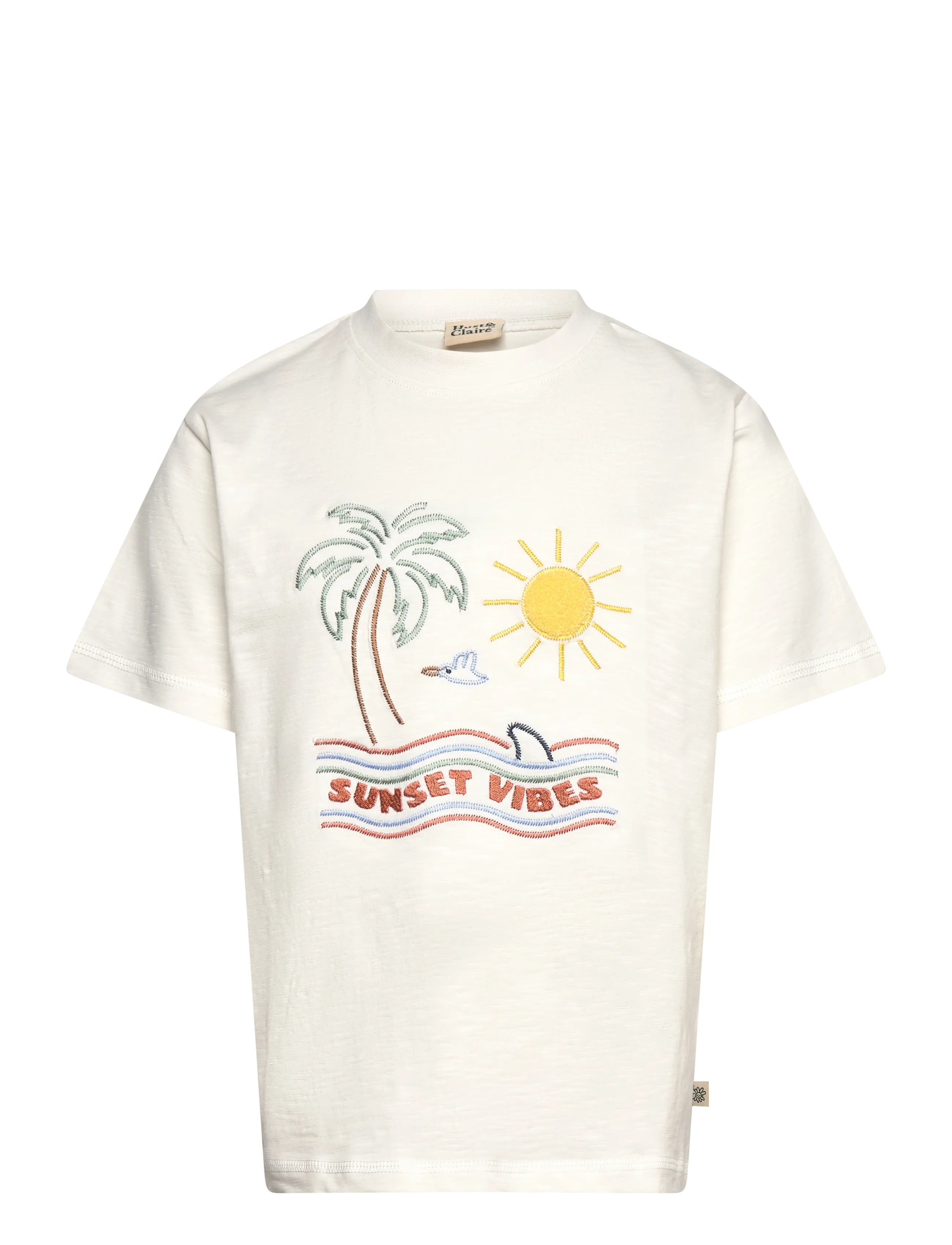Hust & Claire Hcarthur Sunset, 98, White, T-Shirts > Kortærmede, Børn