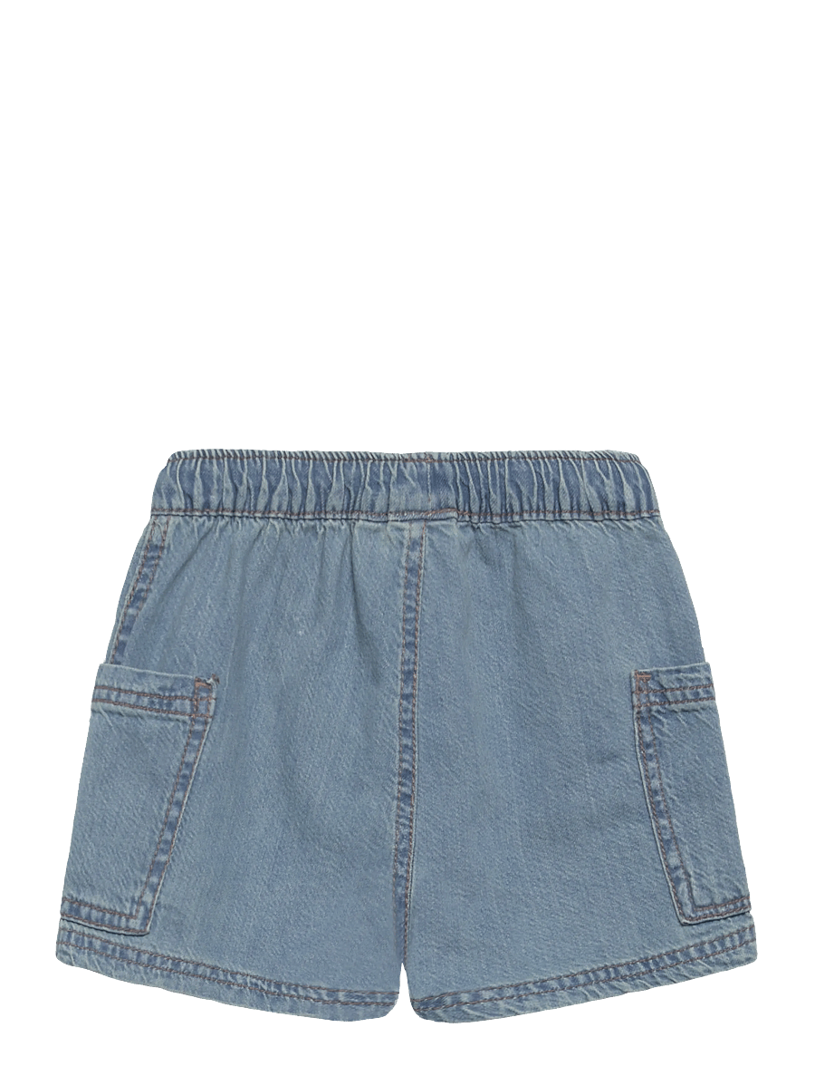Hust & Claire - HCHans Soft denim - denim shorts - blue denim - 1