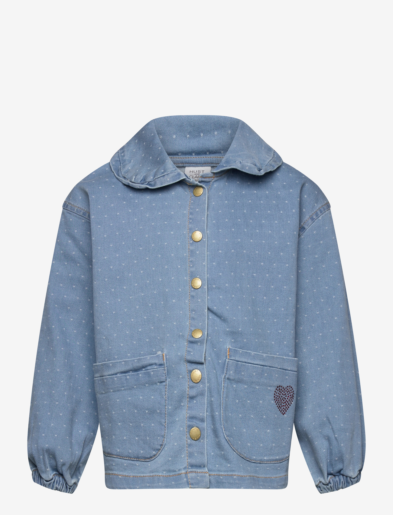 Hust & Claire - HCEly  Dotty denim - teksa ja velvet - blue denim - 0