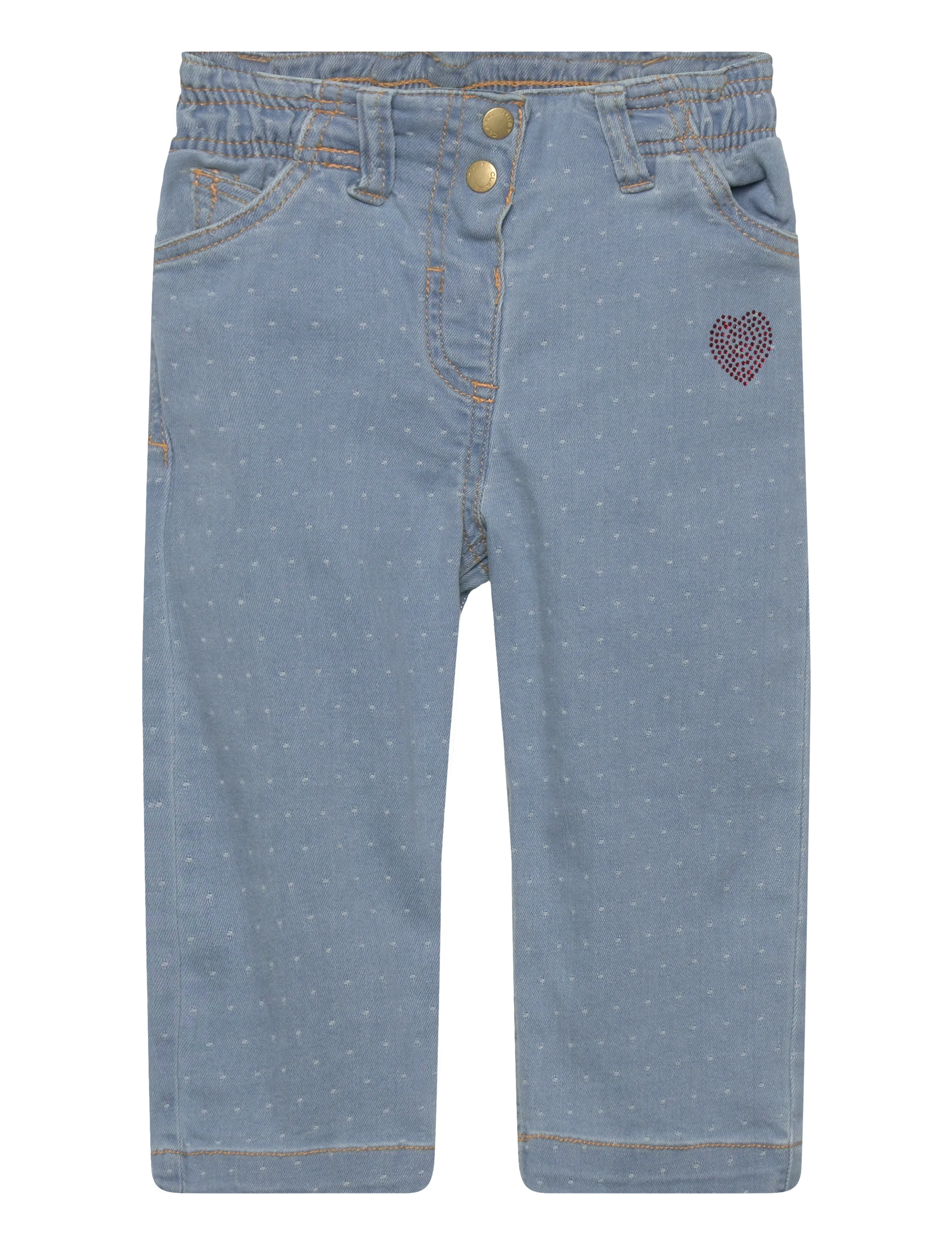 Hust & Claire HCTheresa  Dotty denim - Baby 44-92 - BLUE DENIM / blue
