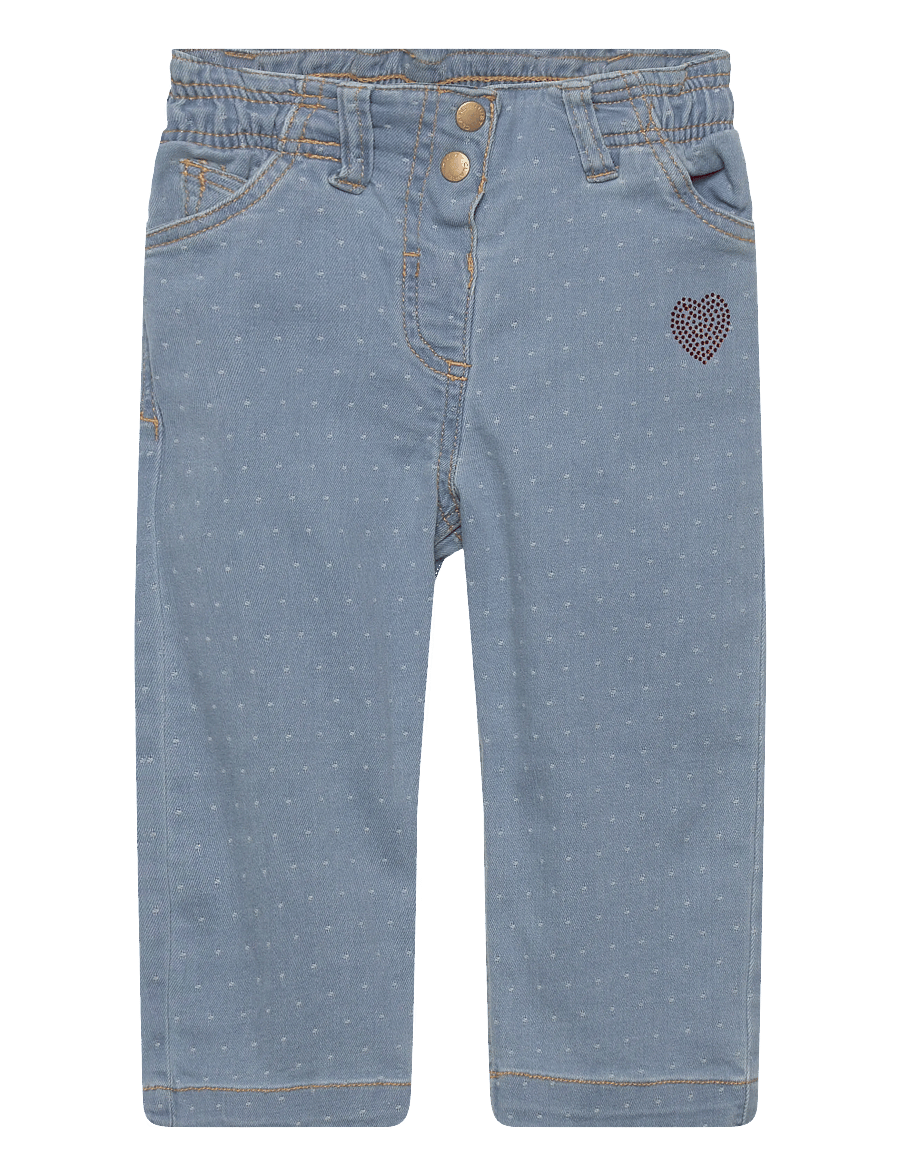 Hust & Claire - HCTheresa Dotty denim - regular jeans - blue denim - 0