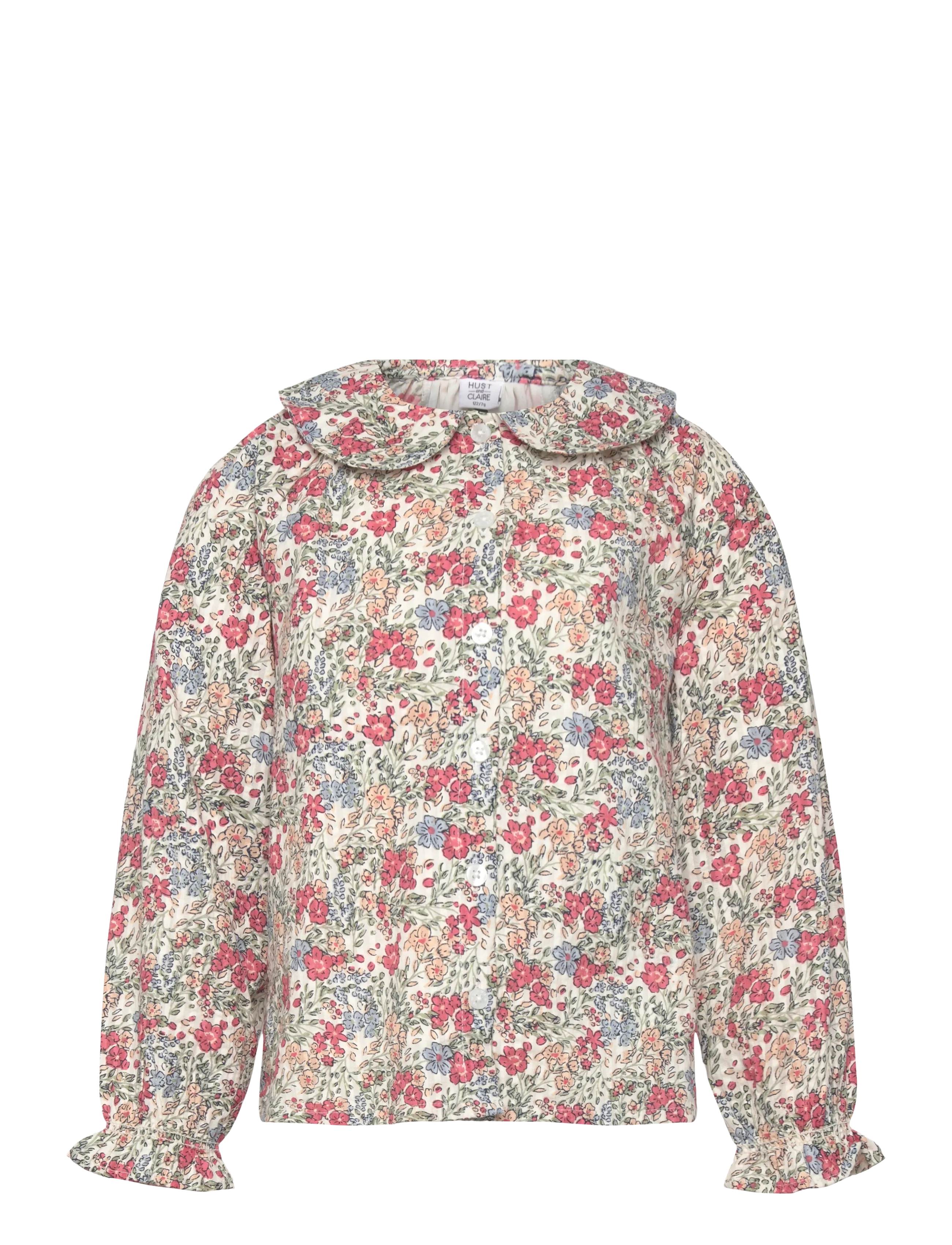 Hust & Claire HCRoselyn  Seersucker - Kids 98-134 - IVORY / multi