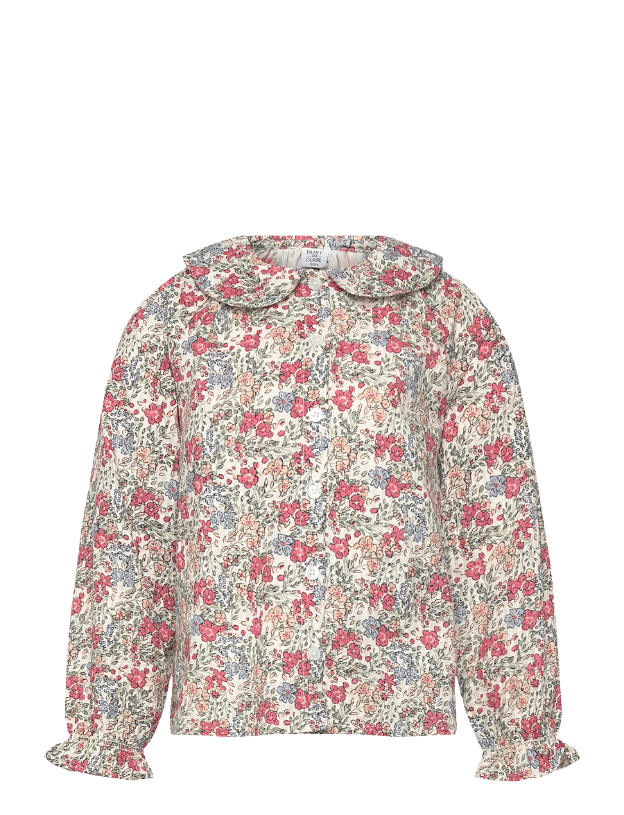 Hust & Claire - HCRoselyn Seersucker - blouses & tunieken - ivory - 0