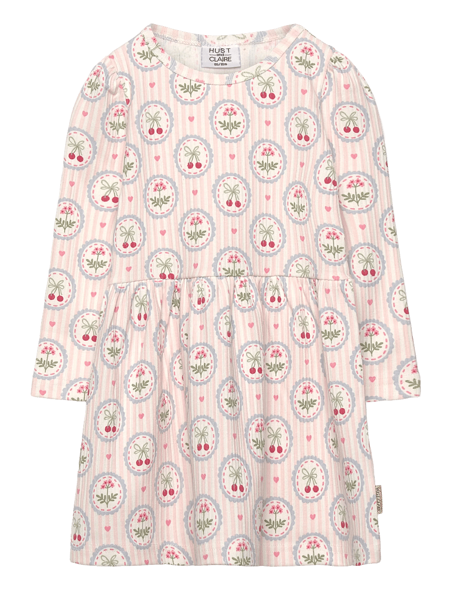 Hust & Claire - HCDonna Frame - langærmede babykjoler - ivory - 0
