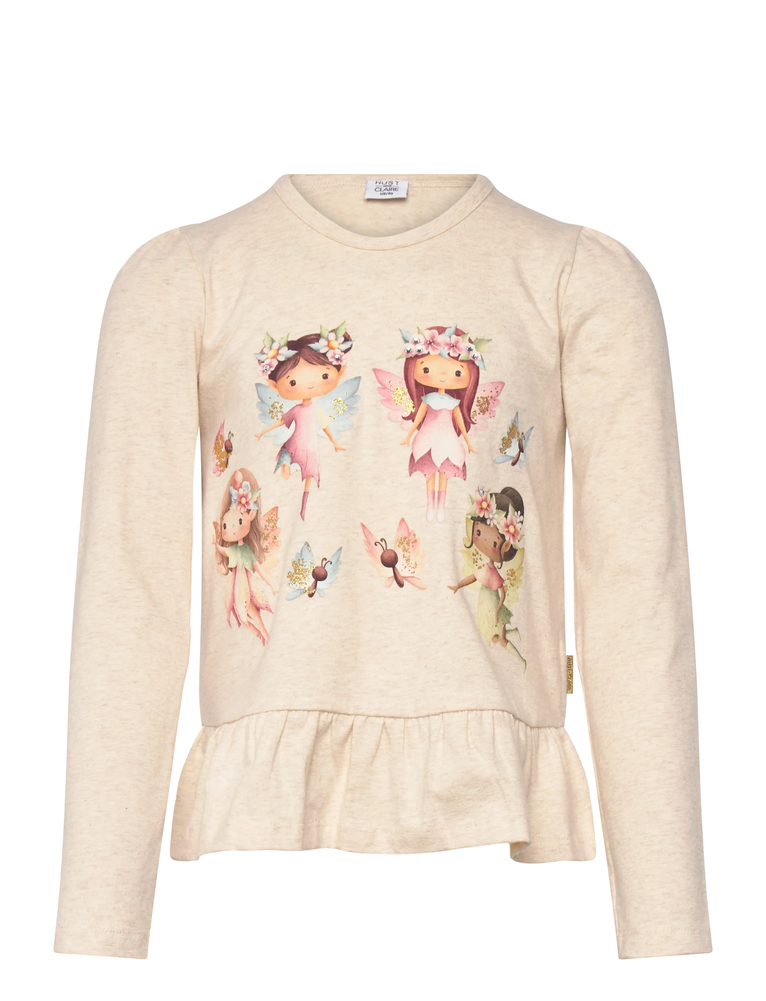 Hust & Claire HCAlma Spring fairies - Baby 44-92 - WHEAT MELANGE / beige