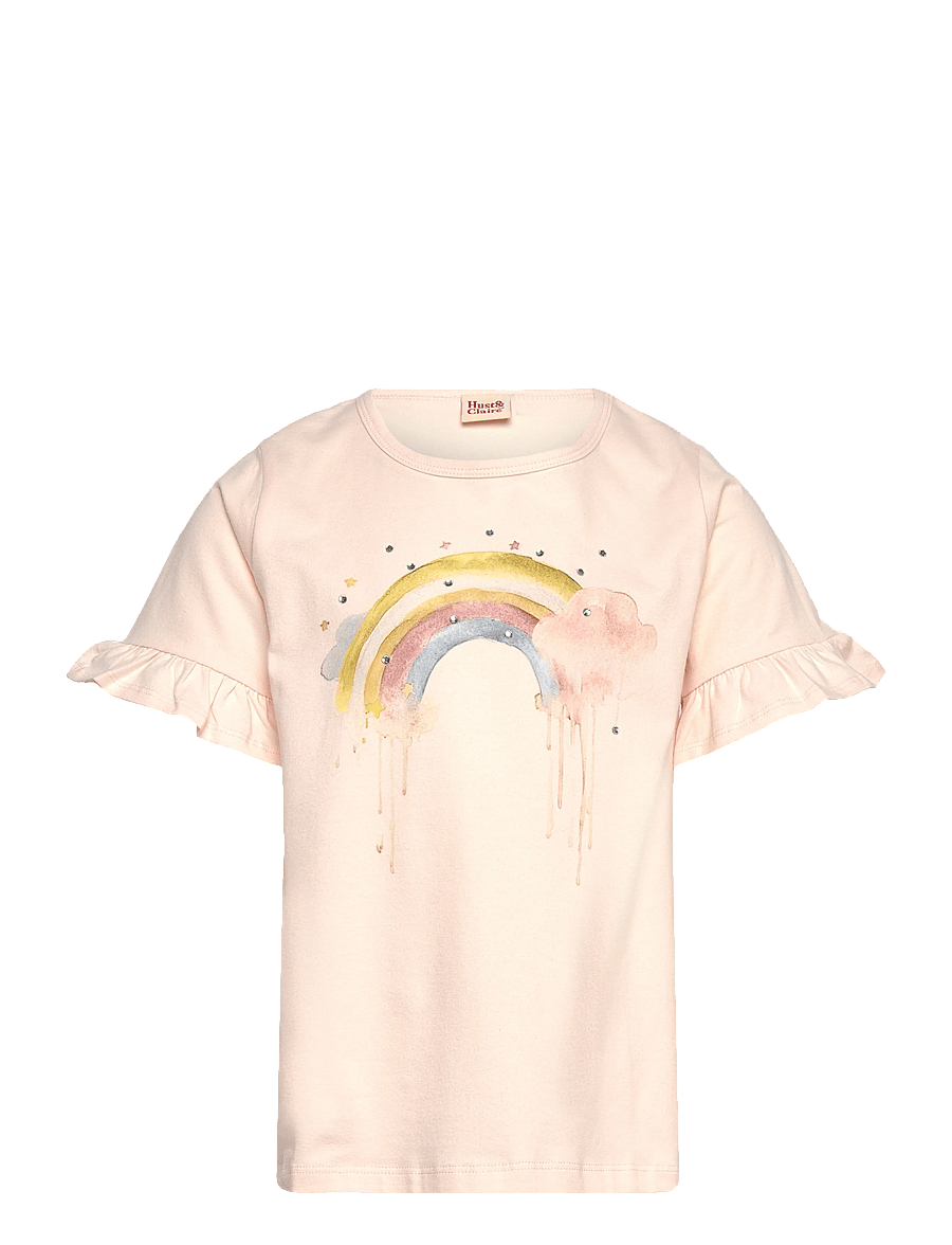 Hust & Claire - HCAlma Rainbow - lühikeste varrukatega t-särgid - quartz - 0