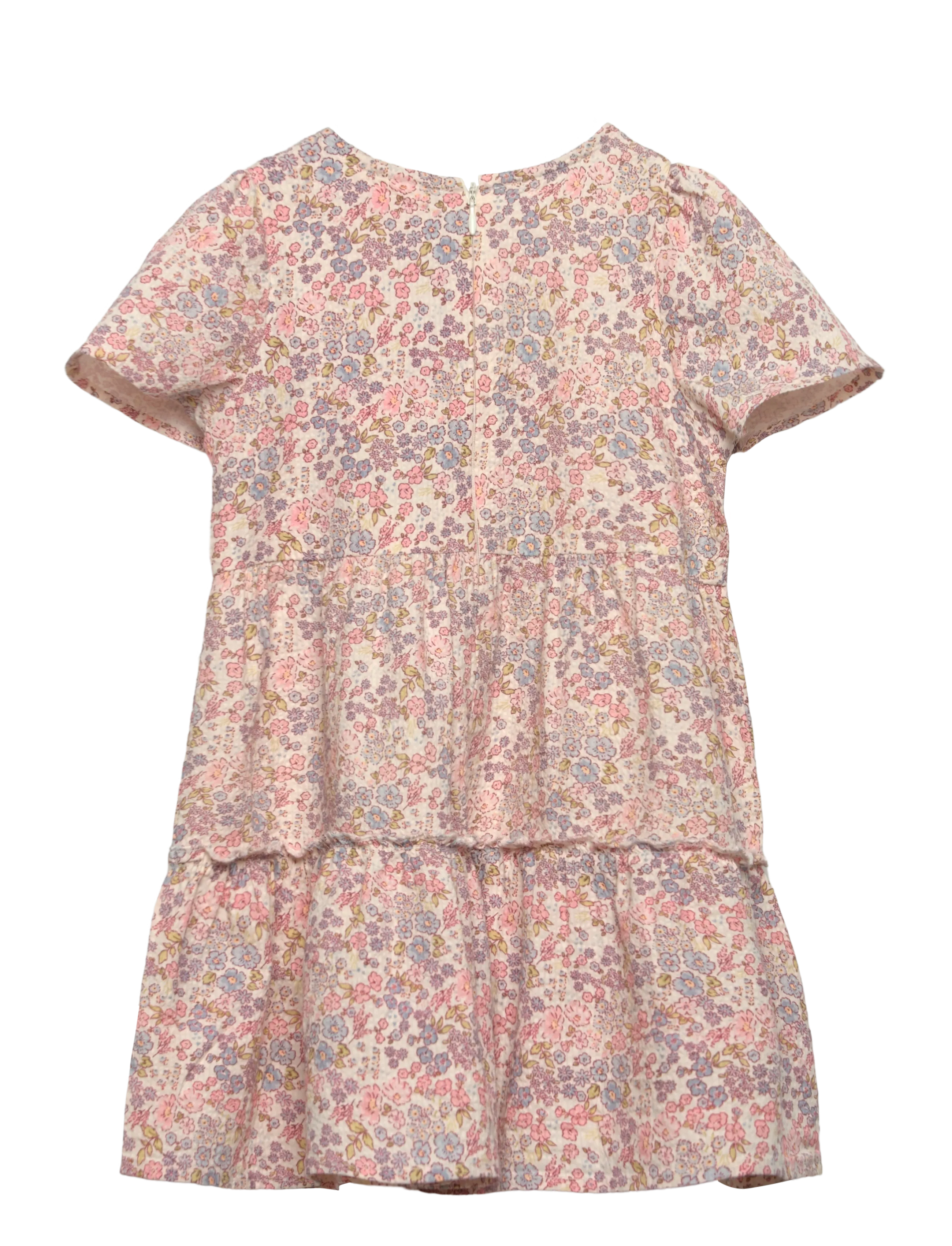 Hust & Claire - HCKaroline Ditsy Flower - short-sleeved baby dresses - ivory - 1