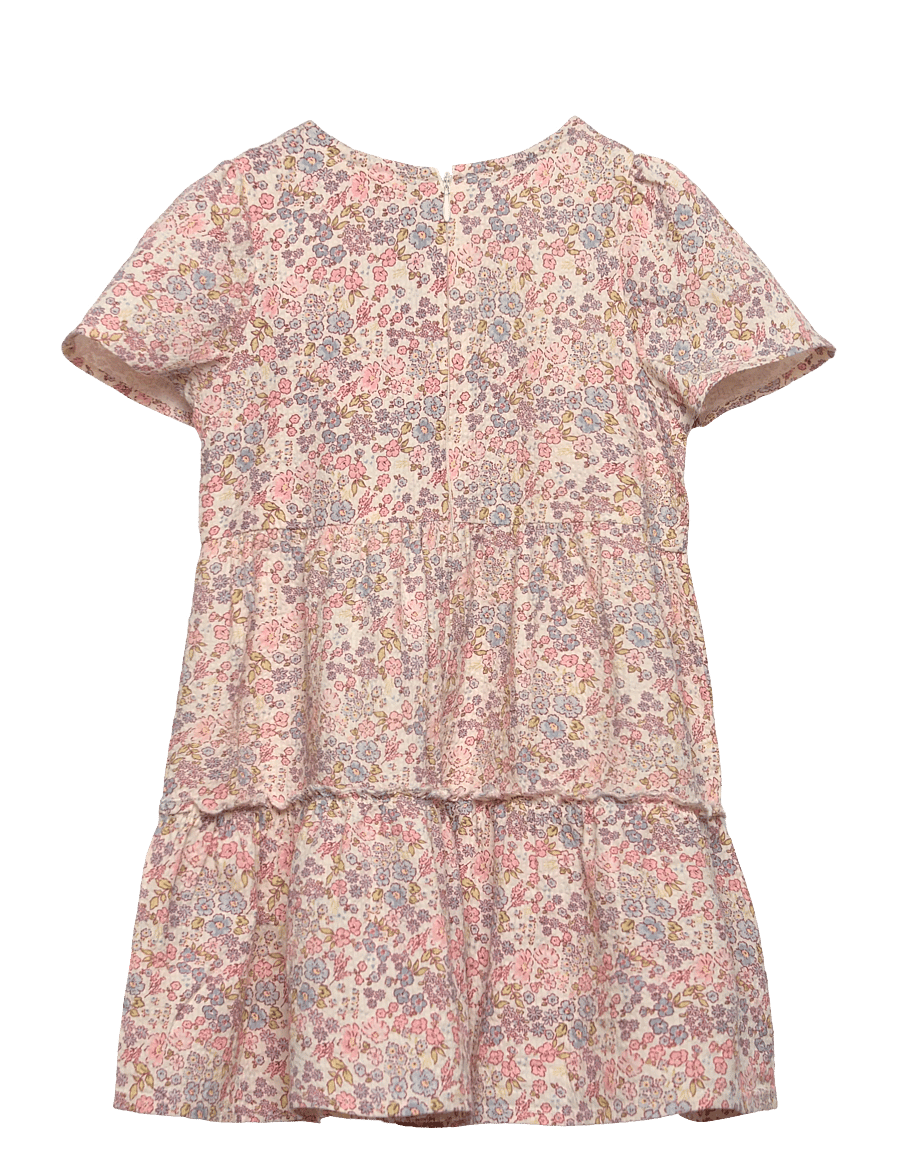 Hust & Claire - HCKaroline Ditsy Flower - short-sleeved baby dresses - ivory - 1