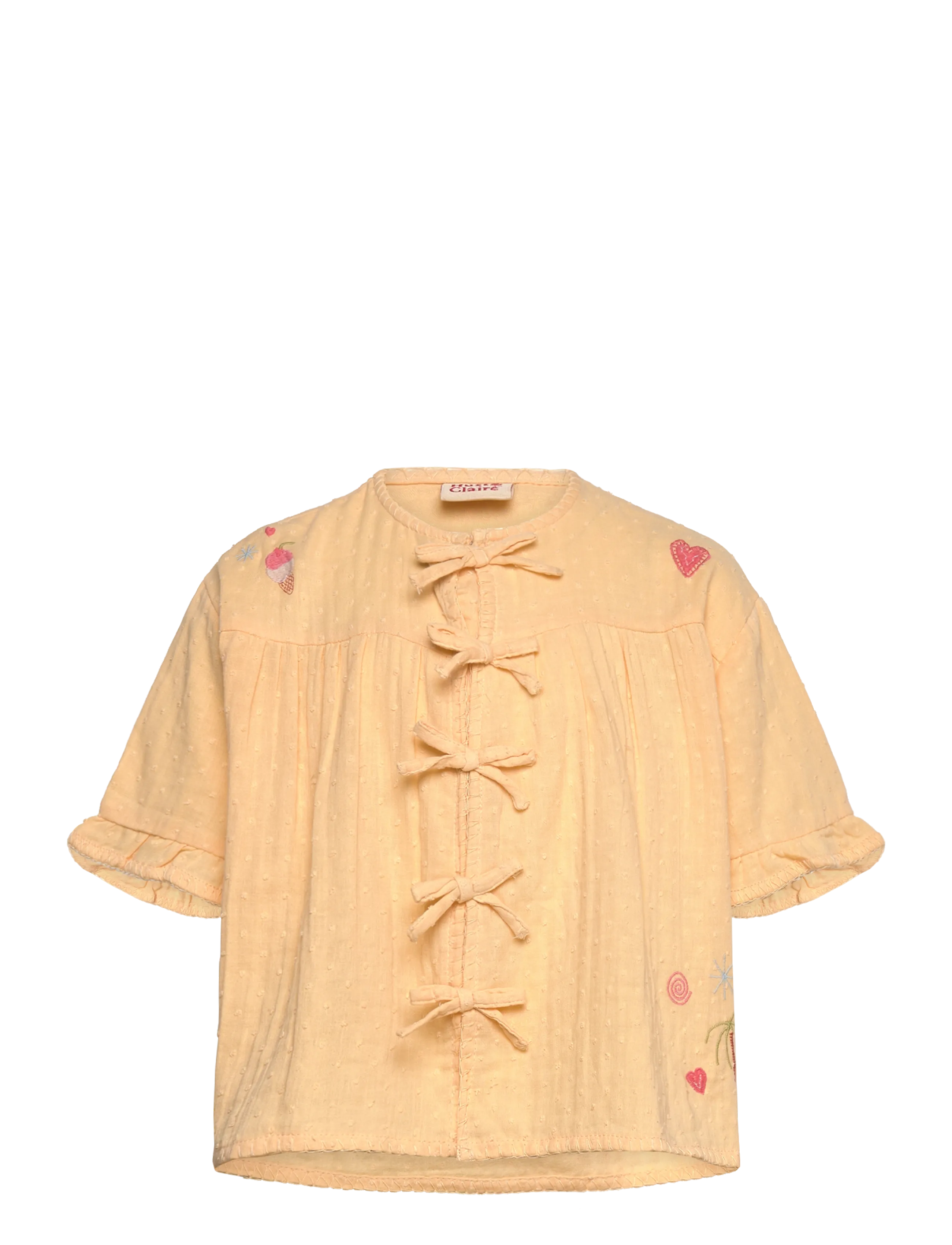 Hust & Claire HCRoselyn Dobby - Kinder 98-134 - NECTAR / orange