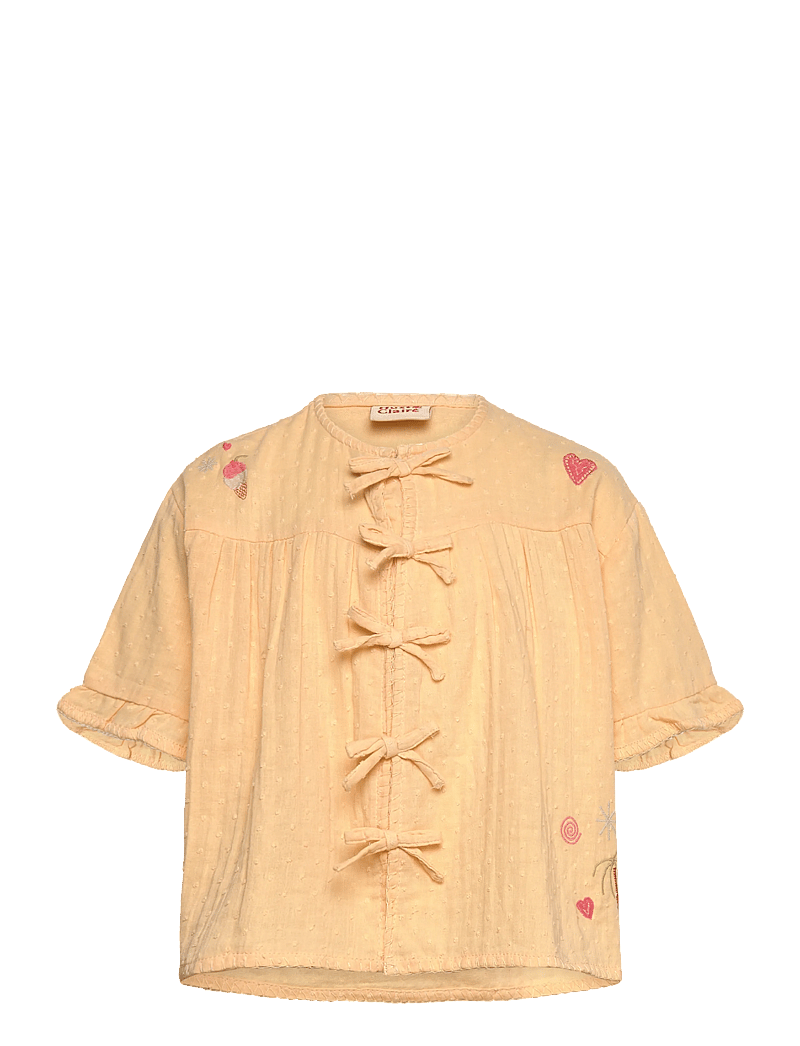 Hust & Claire - HCRoselyn Dobby - blouses & tunics - nectar - 0