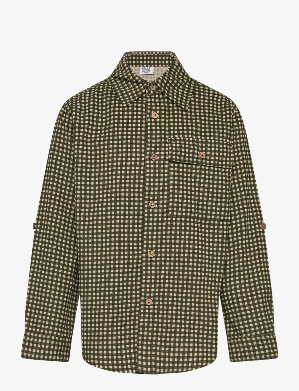 Hust & Claire - HCRasser - Shirt - långärmade skjortor - deep ivy - 0