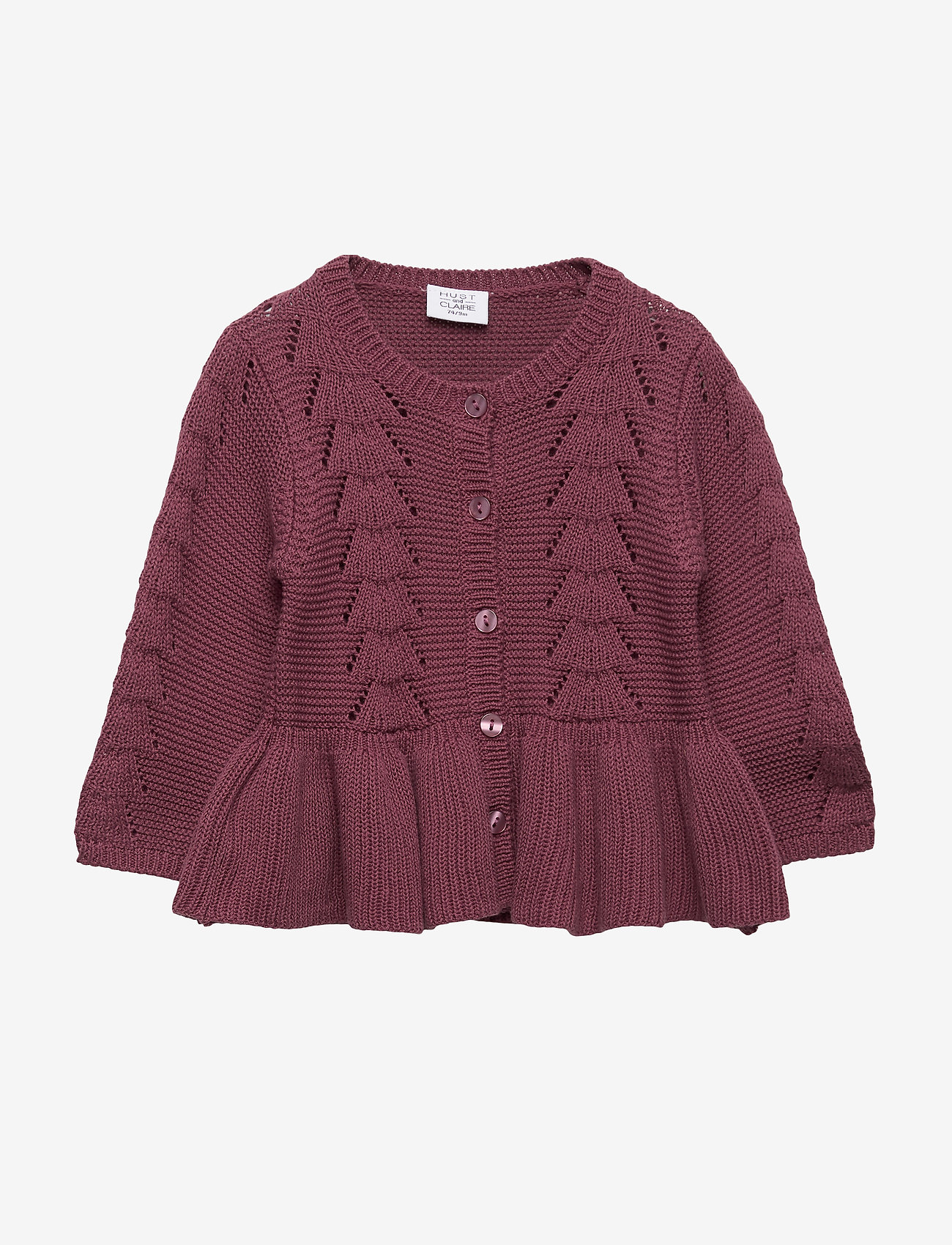 Hust & Claire - Carna - Cardigan - purple fig - 0