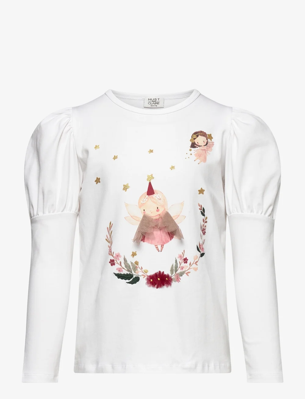 Hust & Claire - HCAlma - T-shirt - marškinėliai ilgomis rankovėmis - sugar - 0