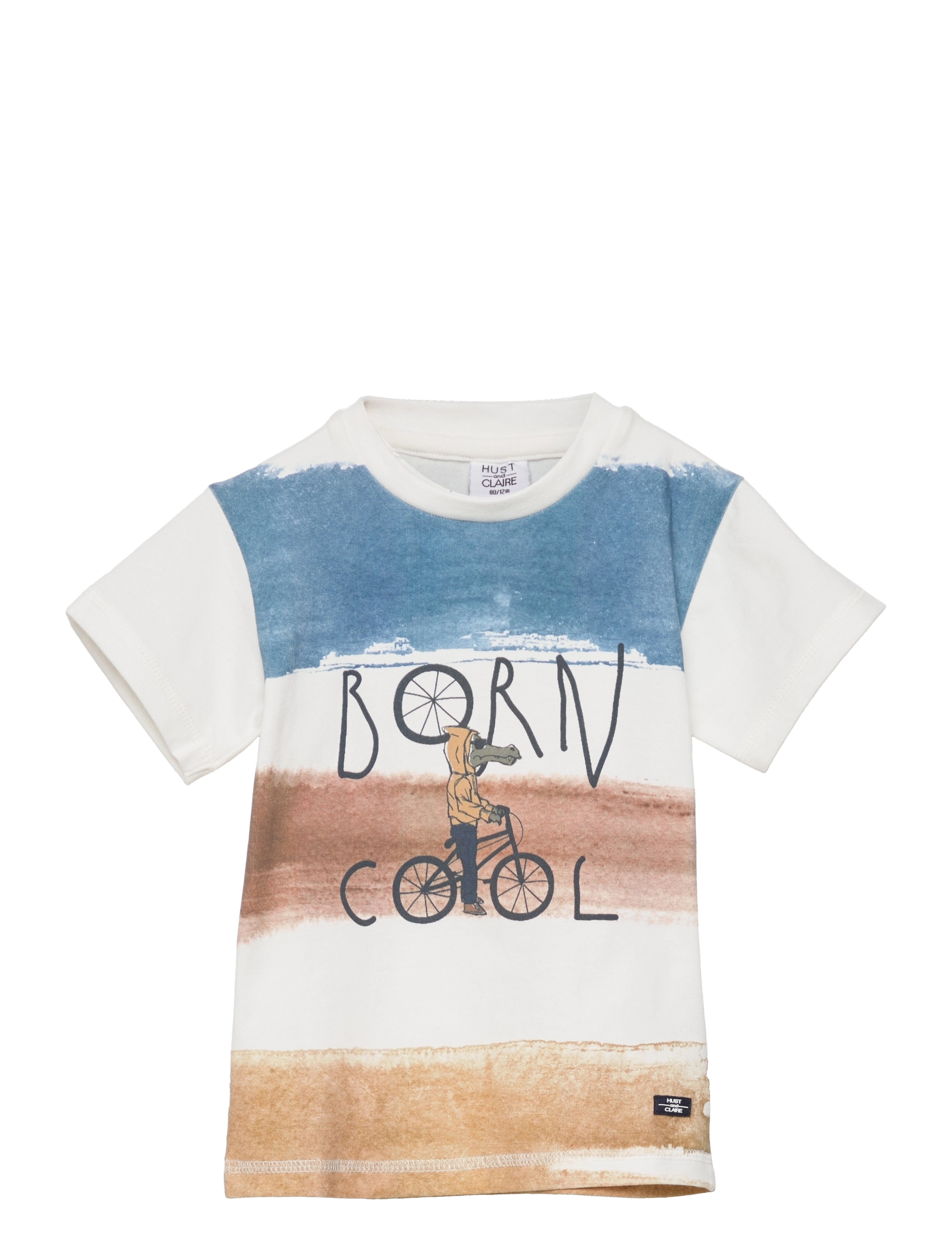 Hust & Claire - Arthur - T-shirt s/s - white sand - 0