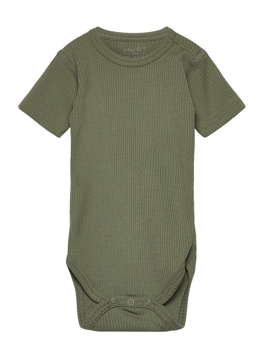 Hust & Claire - Bet - Bodysuit - aluskerrastot vauvoille - olivine - 0