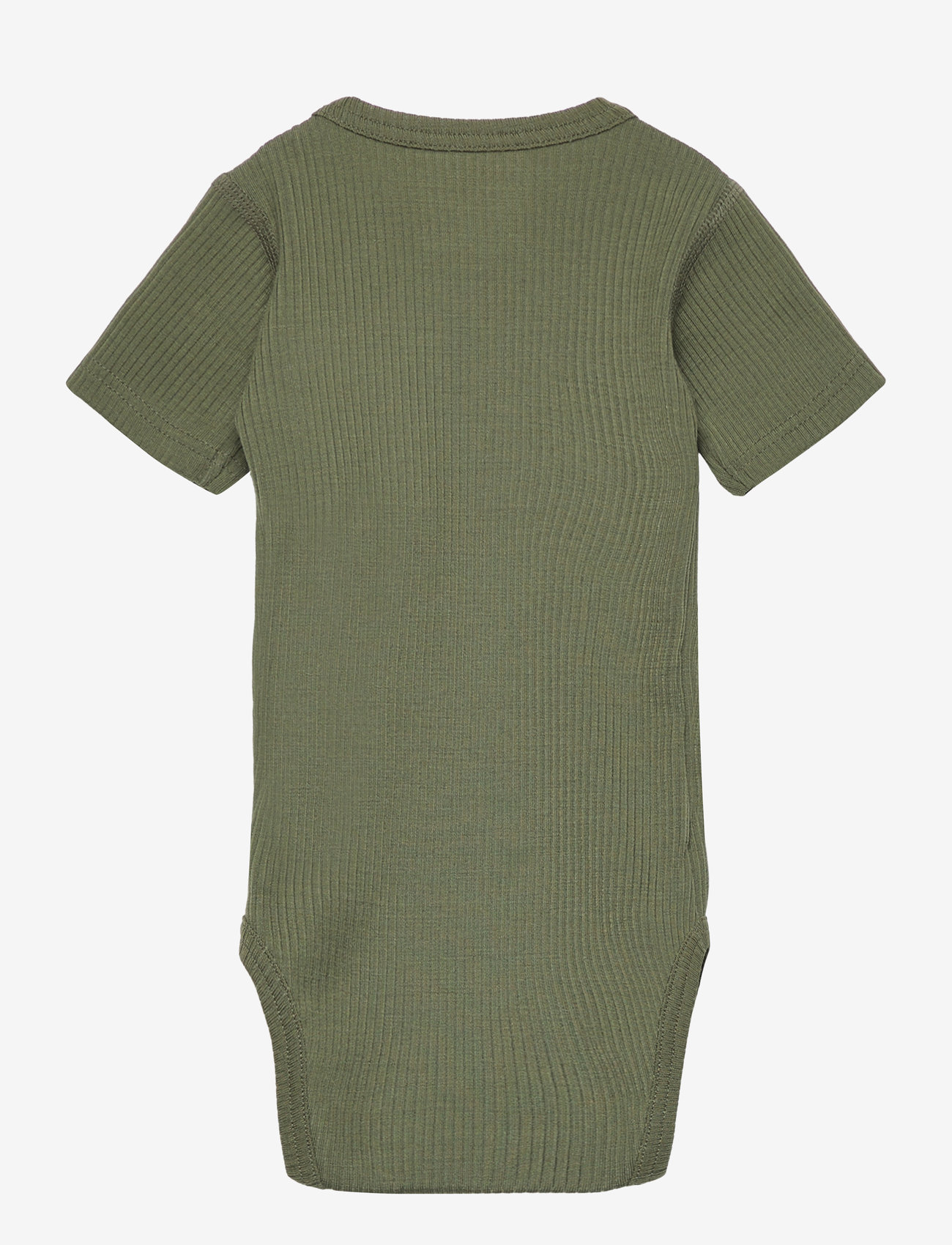 Hust & Claire - Bet - Bodysuit - uldundertøj baby - olivine - 1
