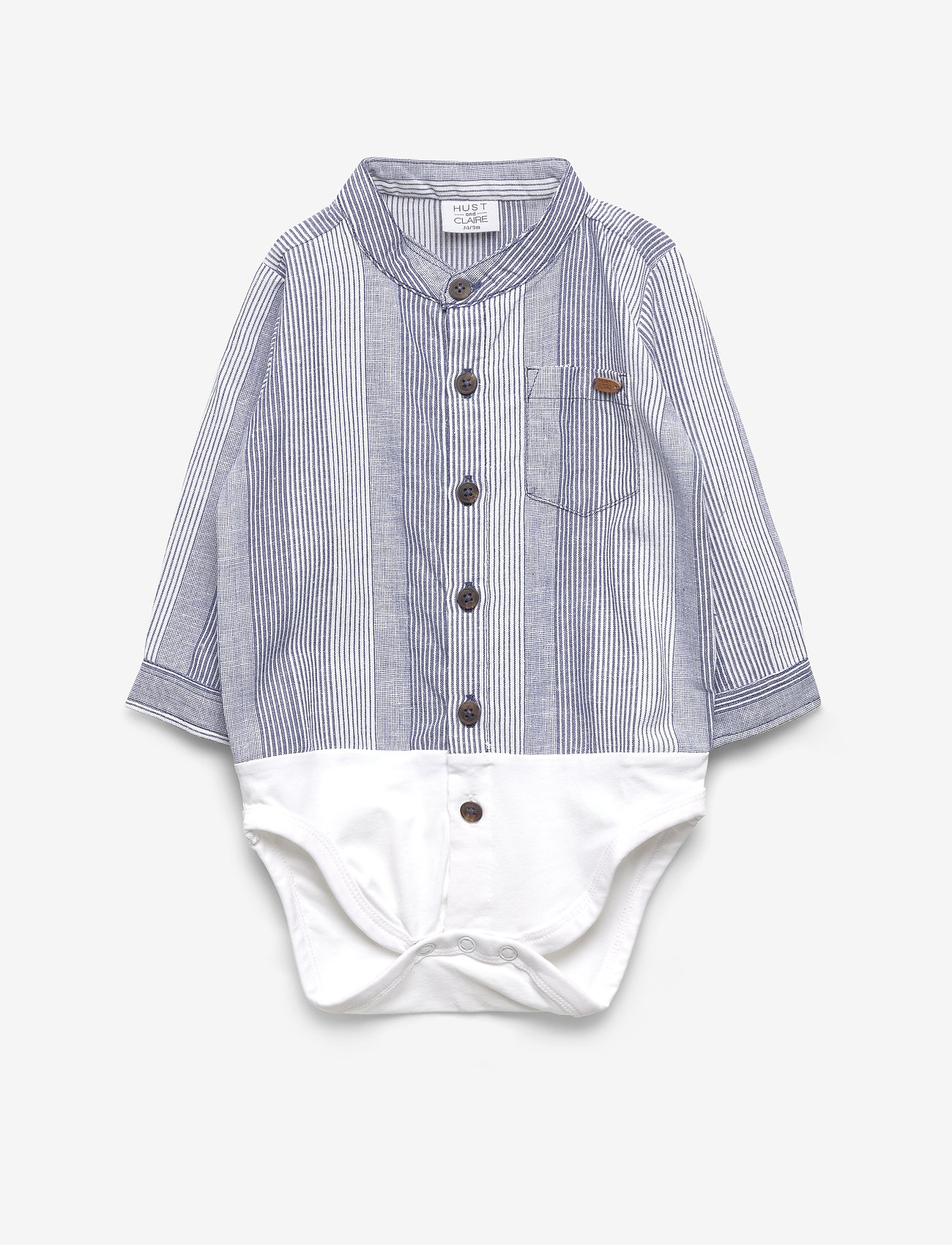 Hust & Claire - Bertil - Body shirt - blue moon - 0