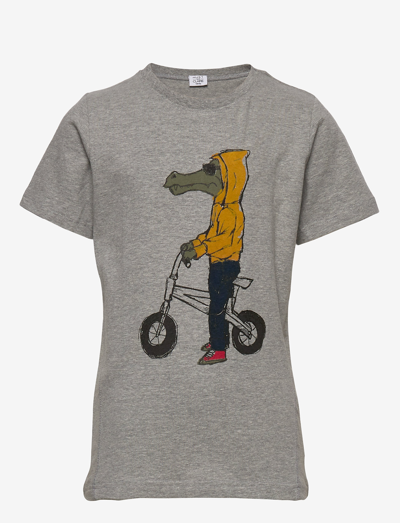 Hust & Claire - Alwin - T-shirt S/S - soft grey melange - 0