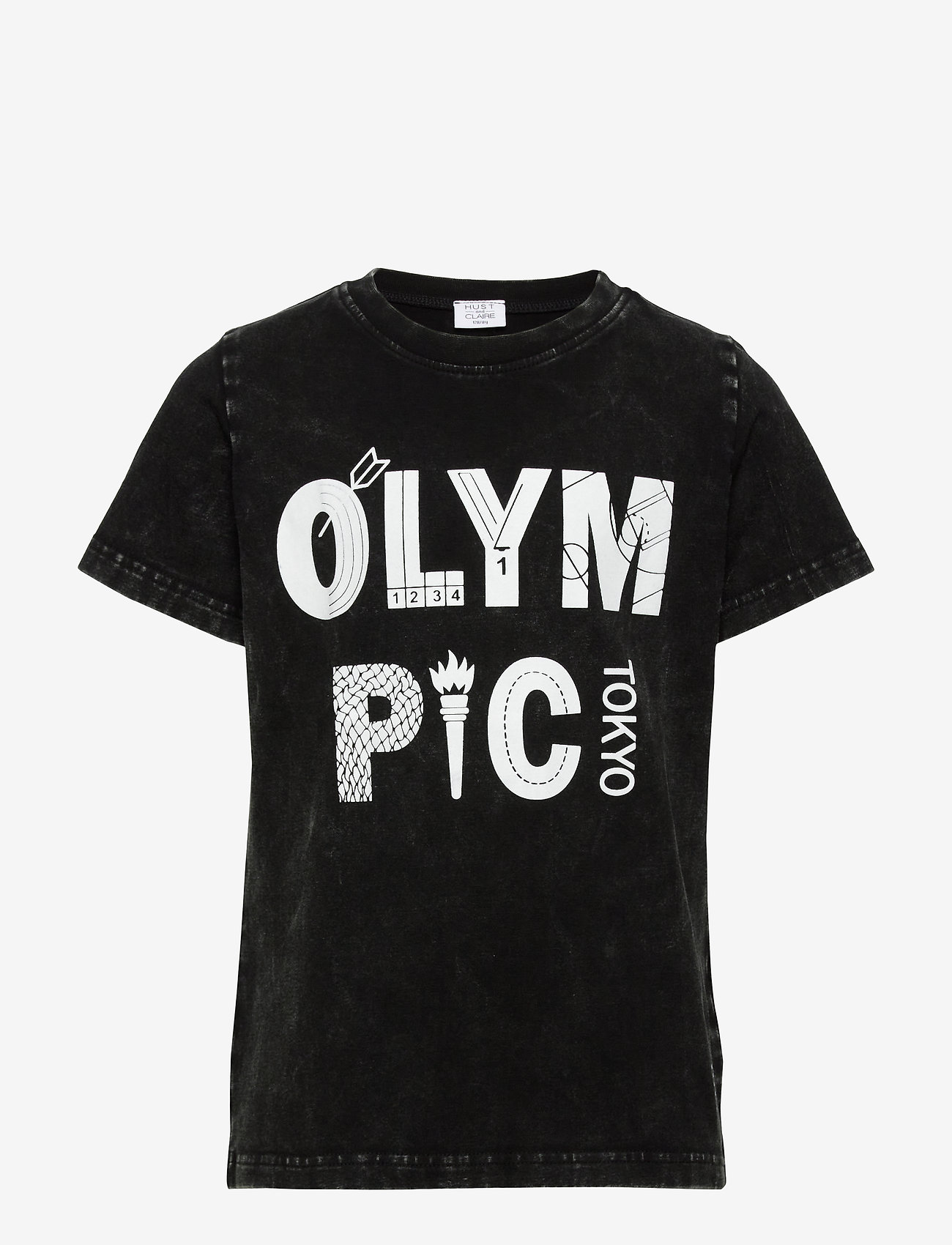 Hust & Claire - Alwin - T-shirt S/S - black - 0