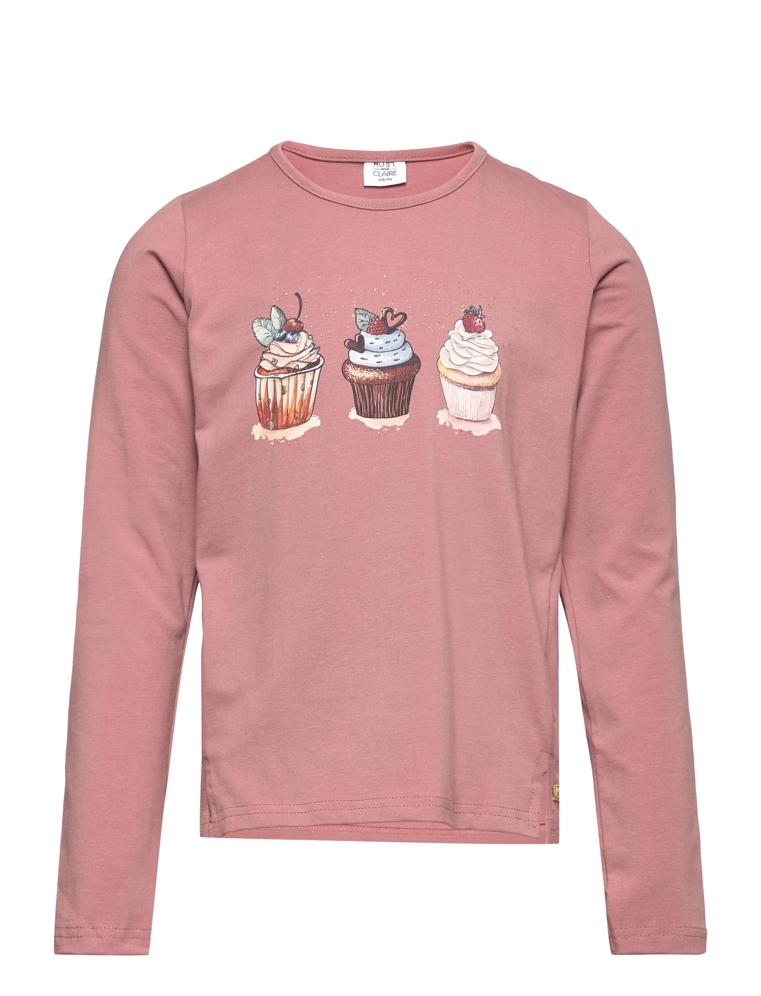 Hust & Claire Amel - T-shirt - 4 for 3 - BURLWOOD / pink/rose