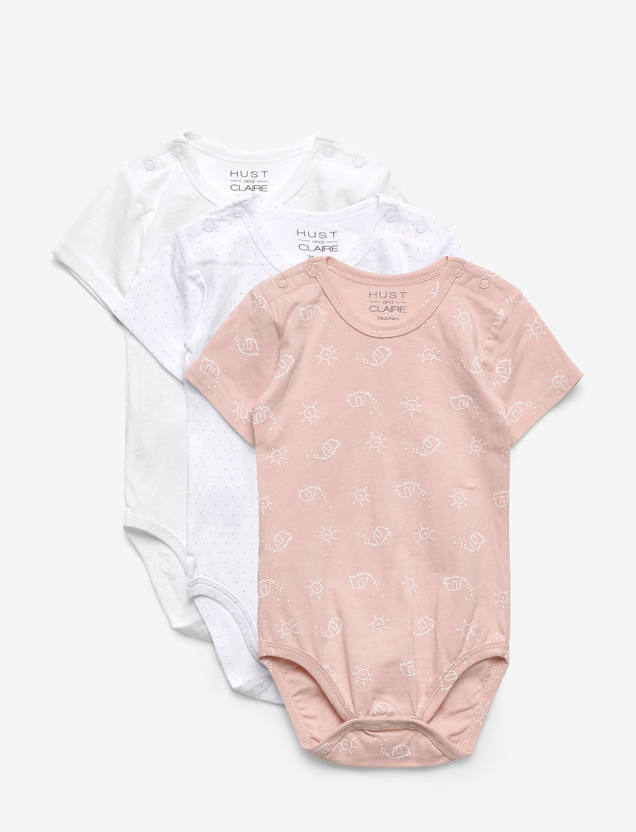 Hust & Claire - Bati - Bodystocking 3-pack - rose smoke - 0