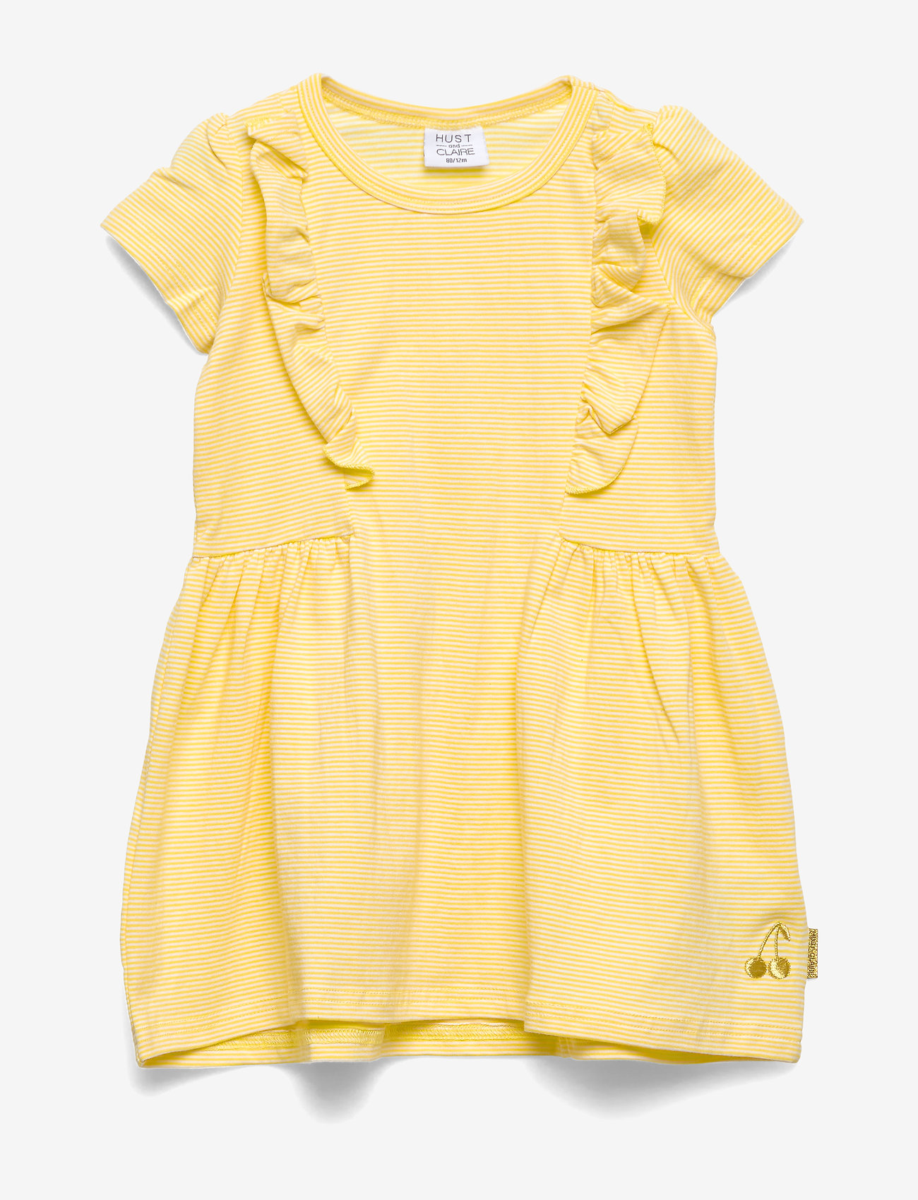 Hust & Claire - Dianna - Dress S/S - lemon drop - 0