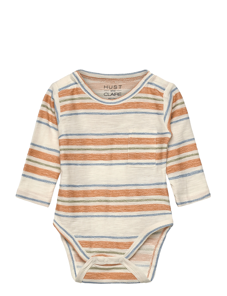 Hust & Claire - HCBuster Loop Striped - langermede heldresser - ivory - 0
