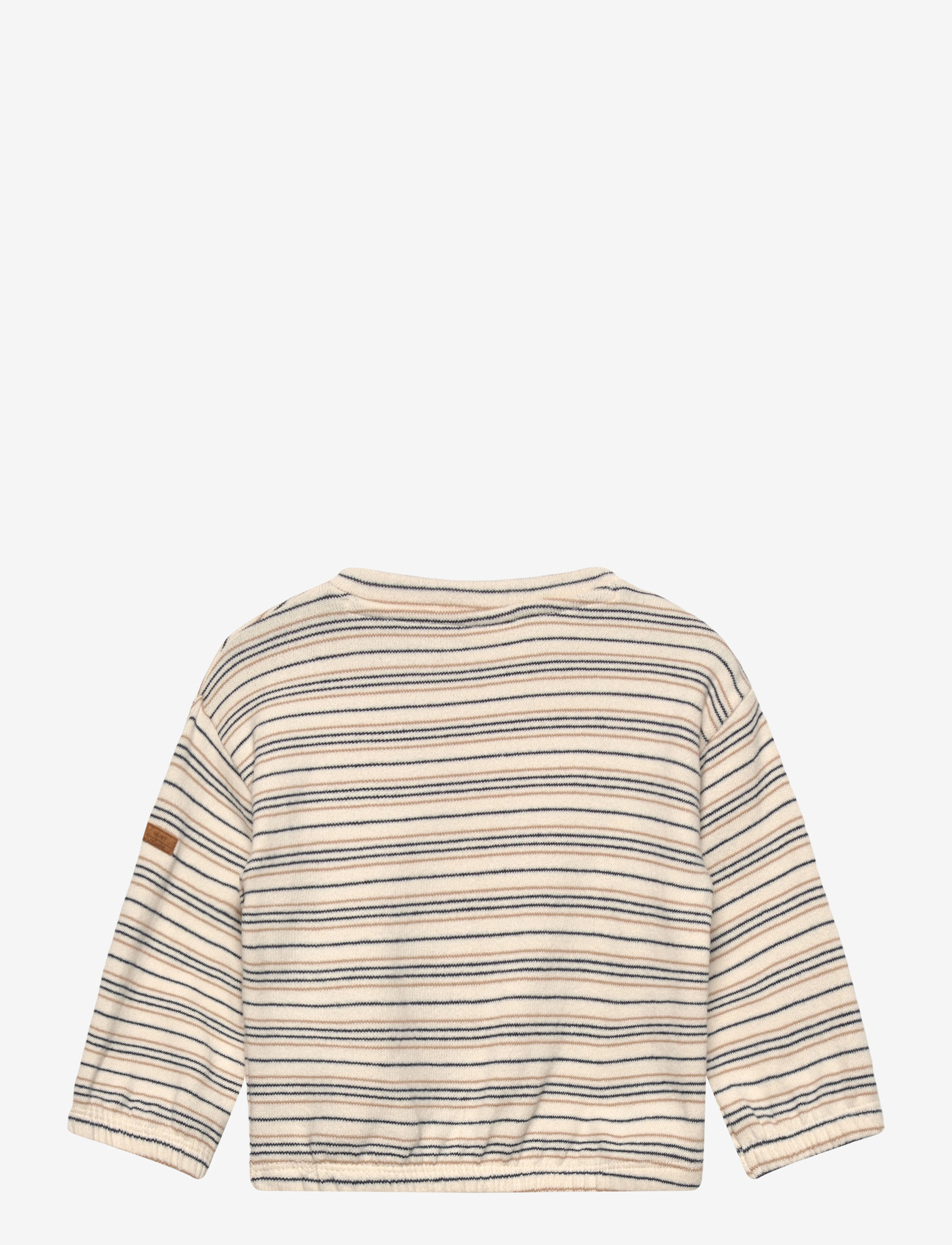 Hust & Claire - HCSigurt Fine striped knit - dressipluusid - snow white - 1