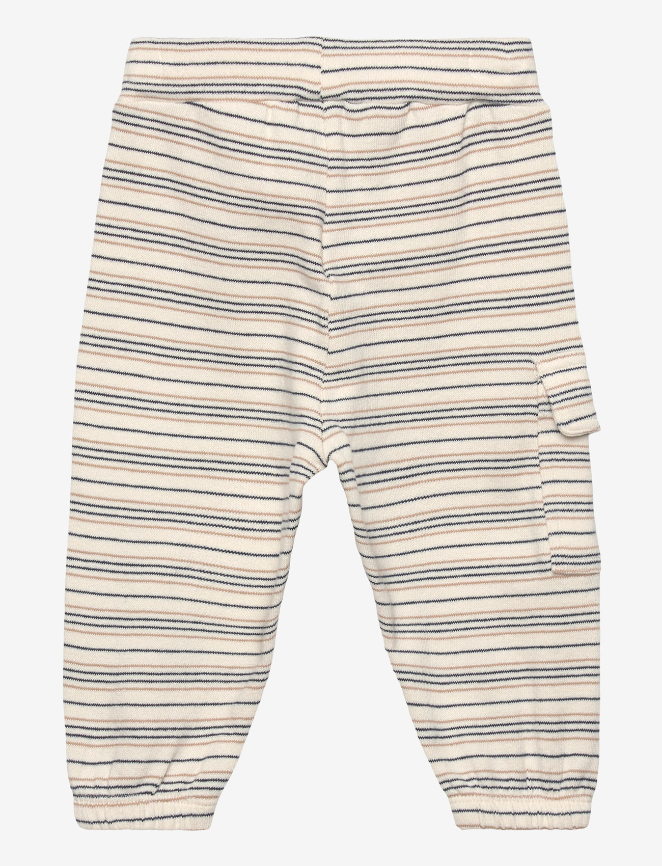Hust & Claire - HCGus Fine striped knit - sweatpants - snow white - 1