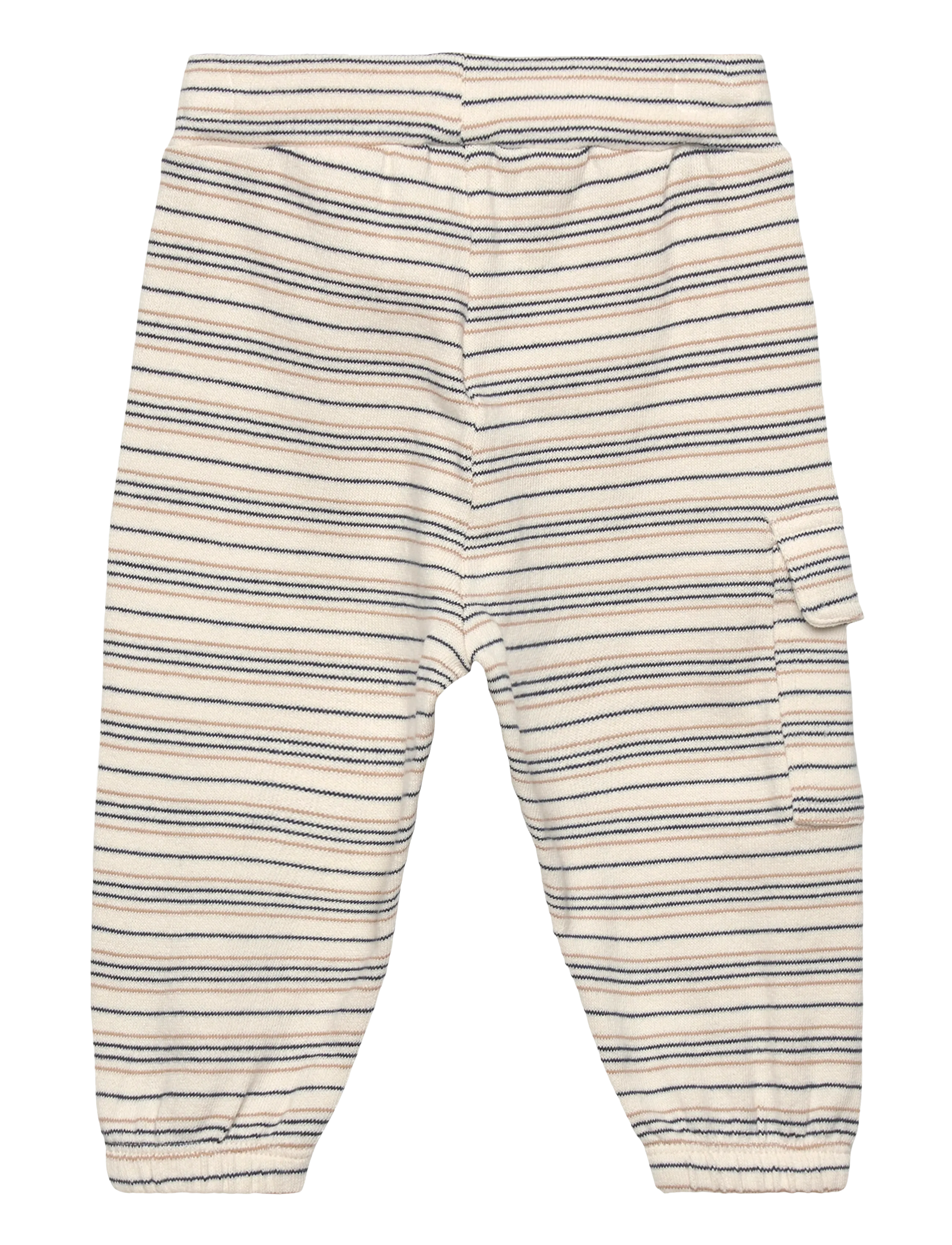 Hust & Claire - HCGus Fine striped knit - dressipüksid - snow white - 1
