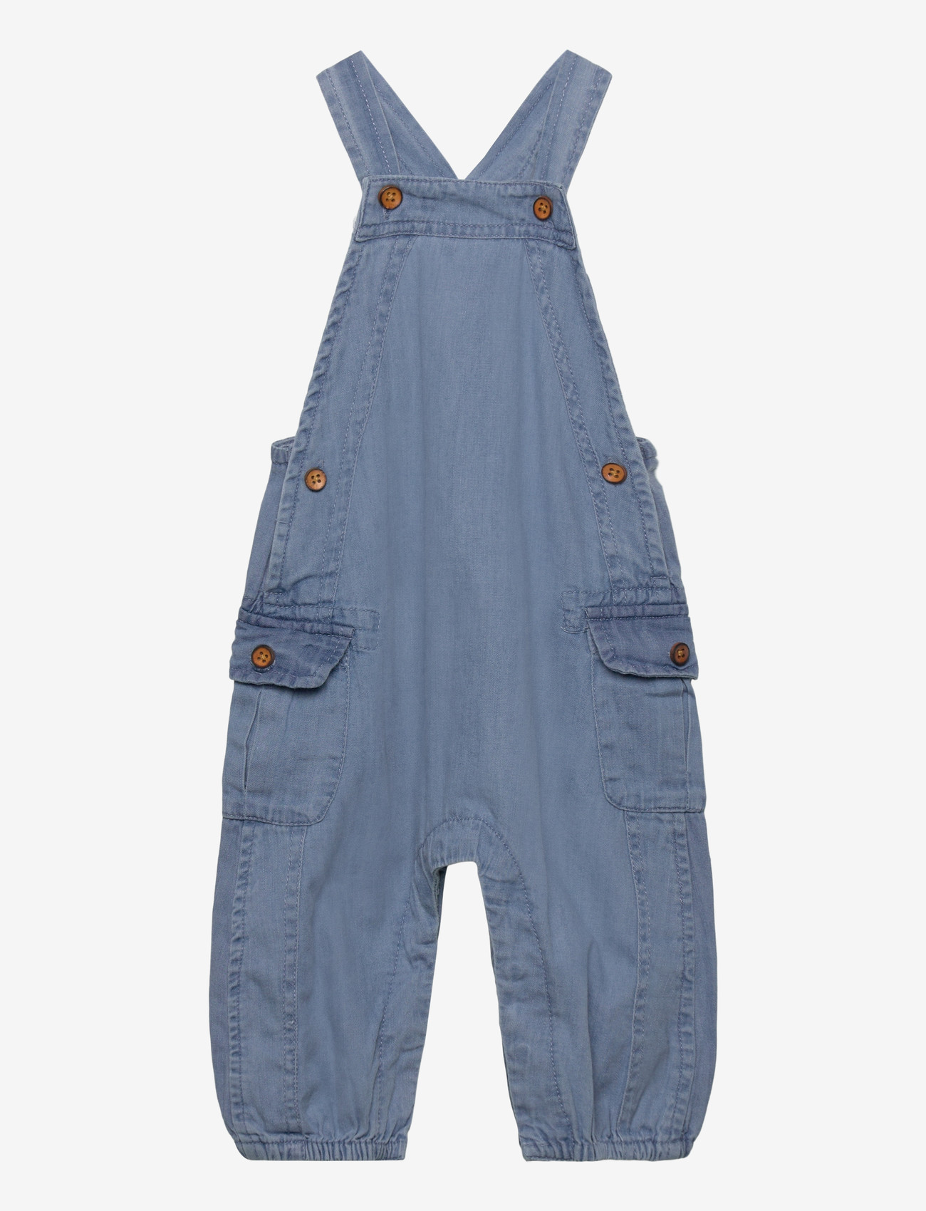 Hust & Claire - HCMaks Chambray - pükskostüümid - blue denim - 0