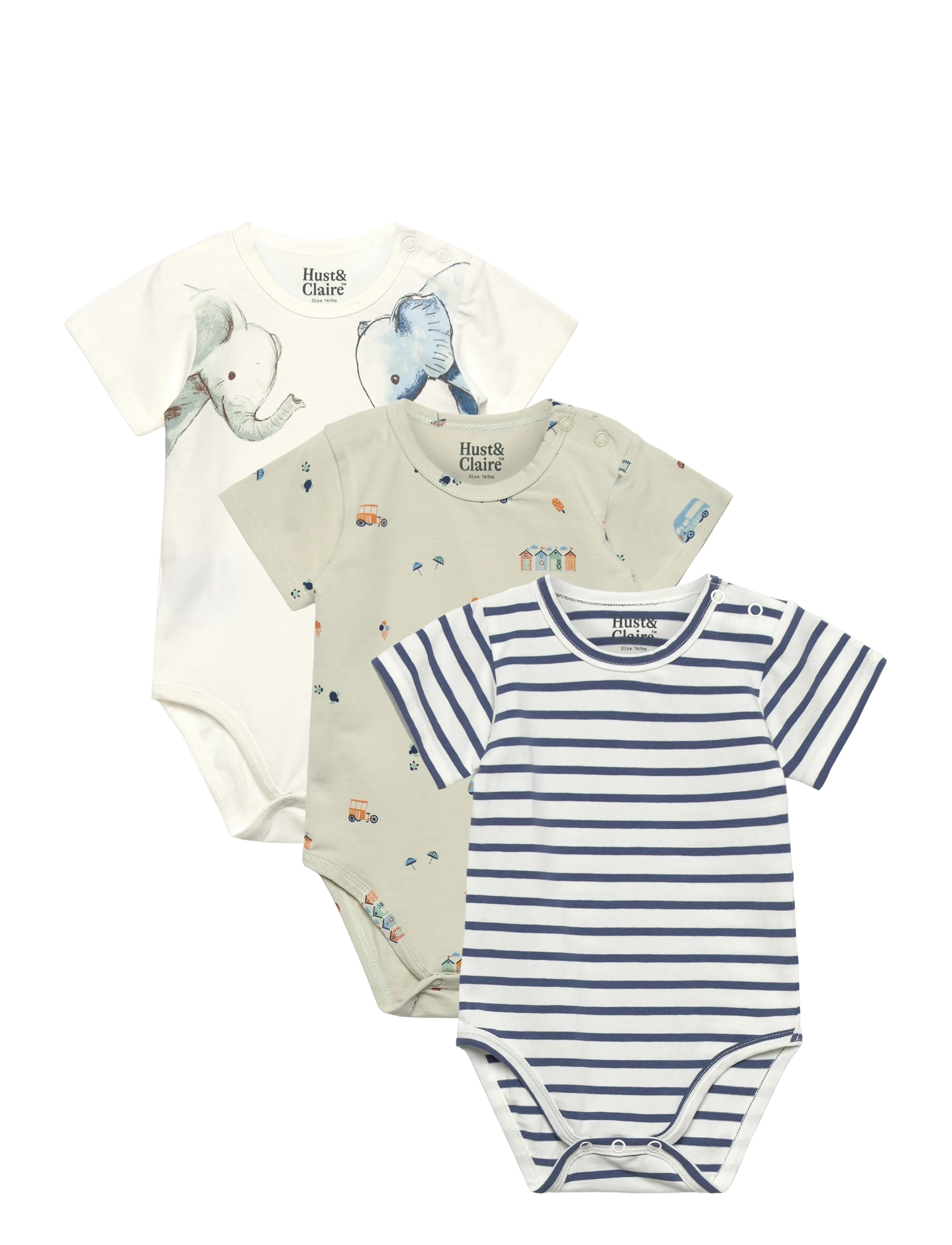 Hust & Claire HCBertram 3-pack Holiday - Nyheter - GREEN FOAM / cream