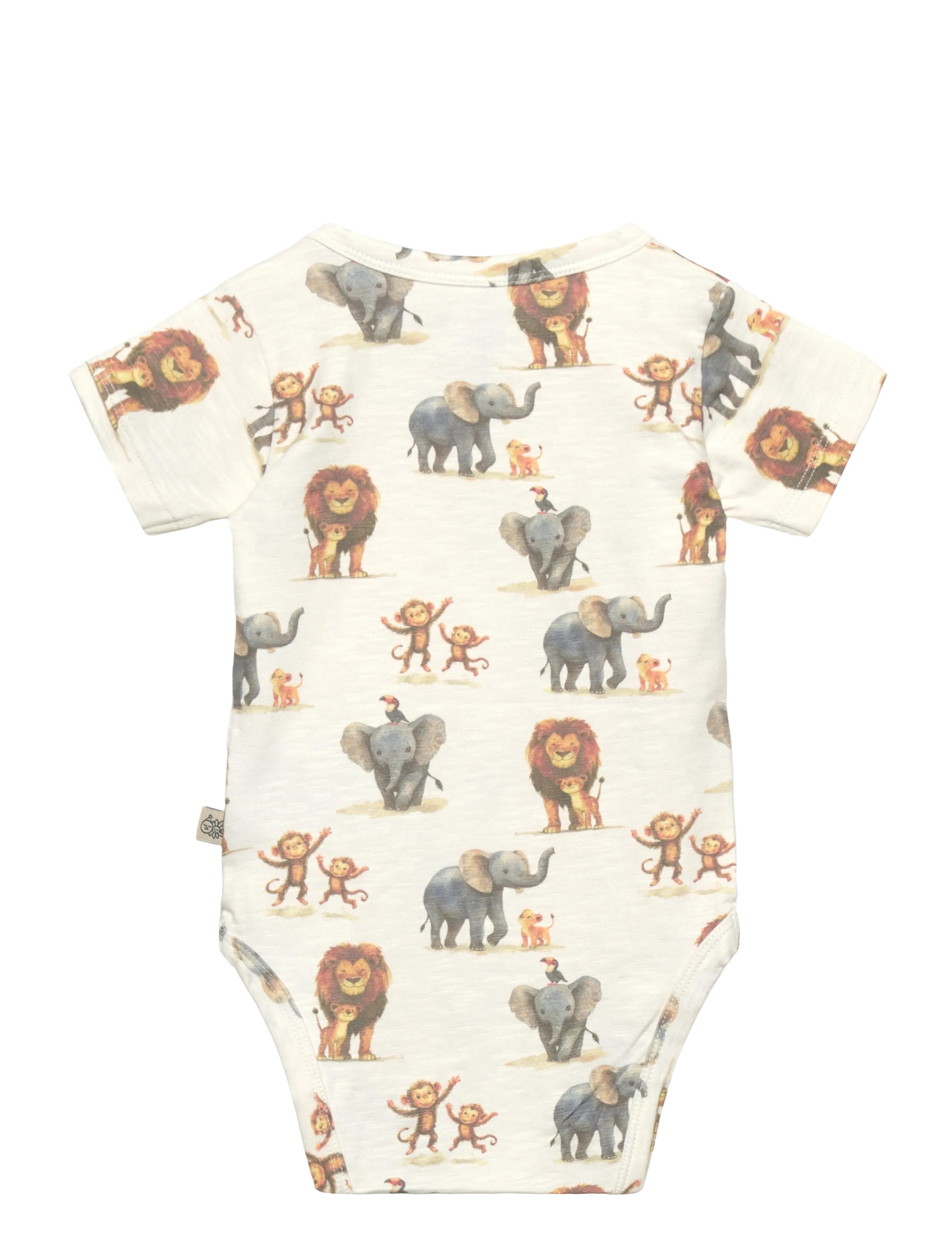 Hust & Claire - HCBilly Zoo - kortærmede bodyer - ivory - 1