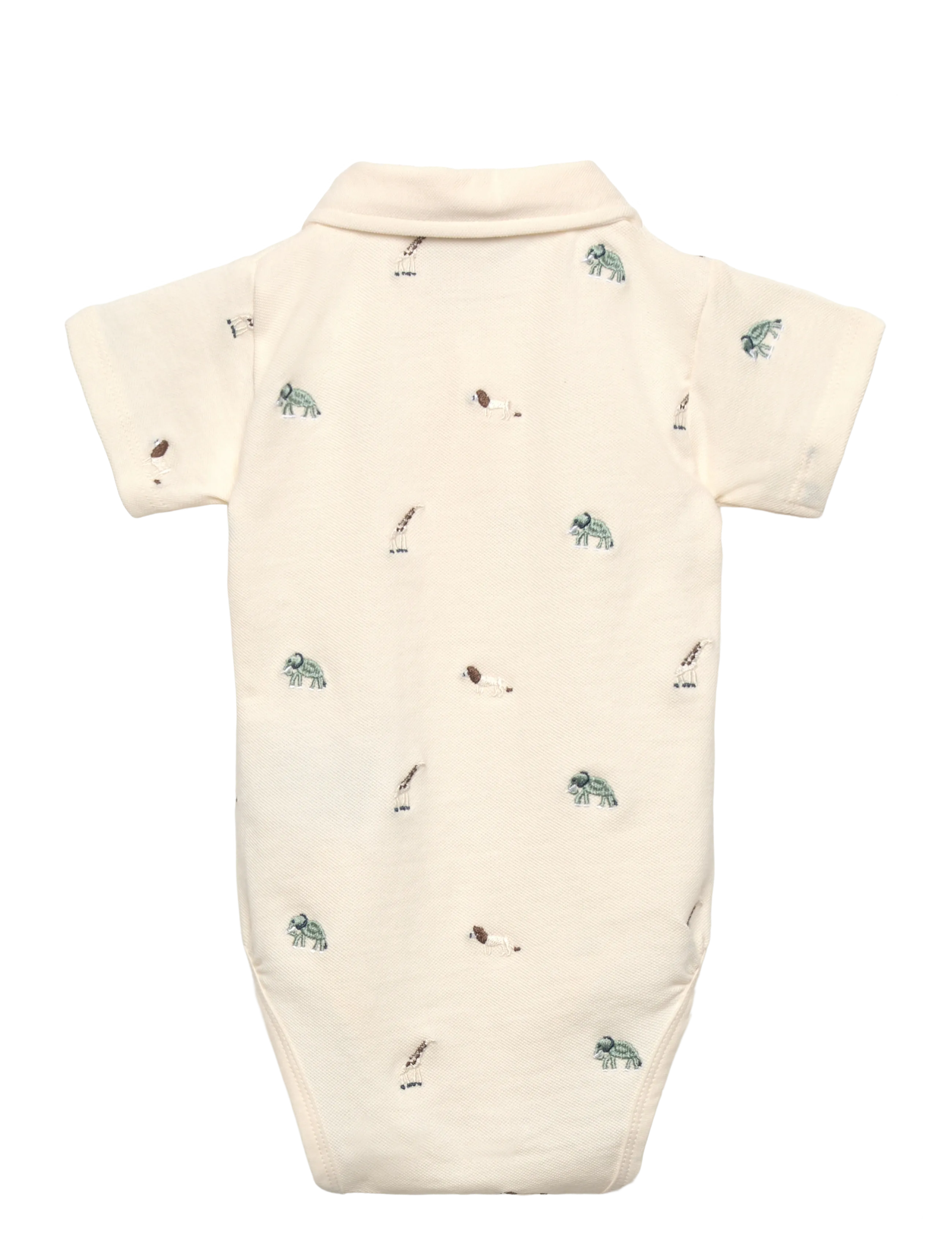Hust & Claire - HCBendy Animal - rompers met korte mouwen - snow white - 1