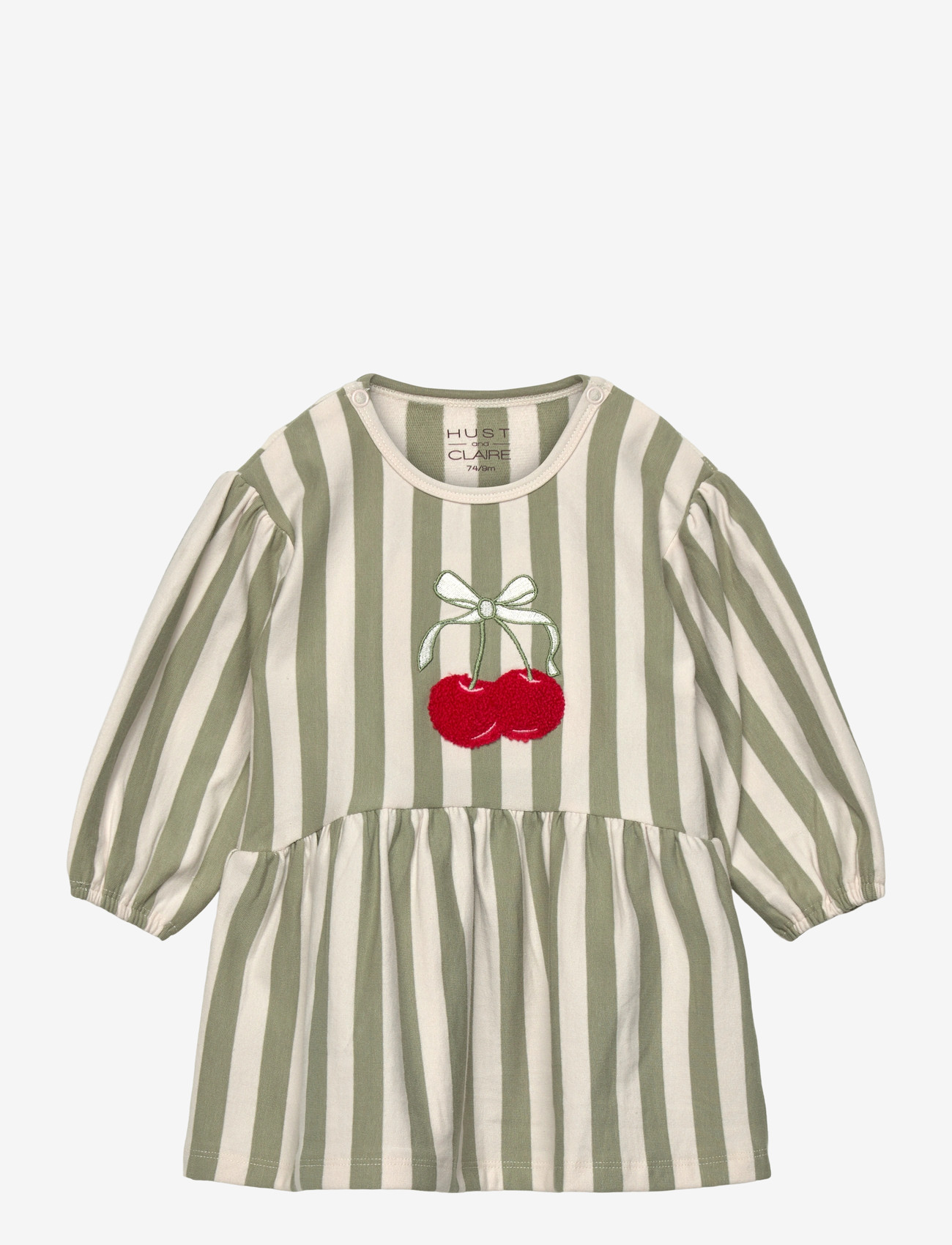 Hust & Claire - HCKristi Cherry - langærmede babykjoler - quartz - 0