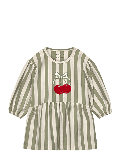 Hust & Claire HCKristi Cherry - Långärmade babyklänningar - QUARTZ / khaki/green
