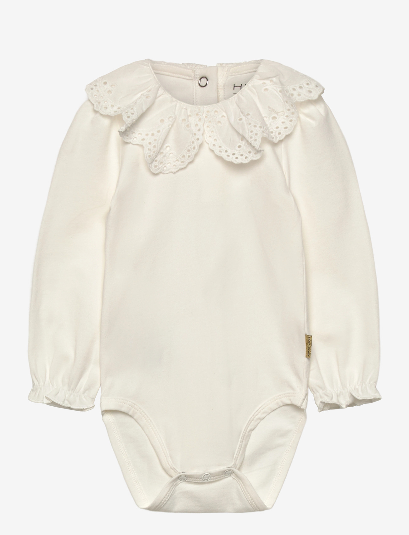 Hust & Claire - HCBritt woven collar - langærmede heldragter - ivory - 0