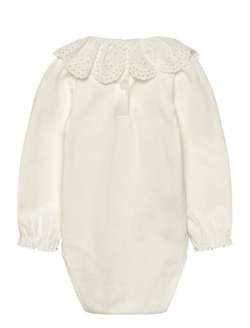 Hust & Claire - HCBritt woven collar - langærmede heldragter - ivory - 1