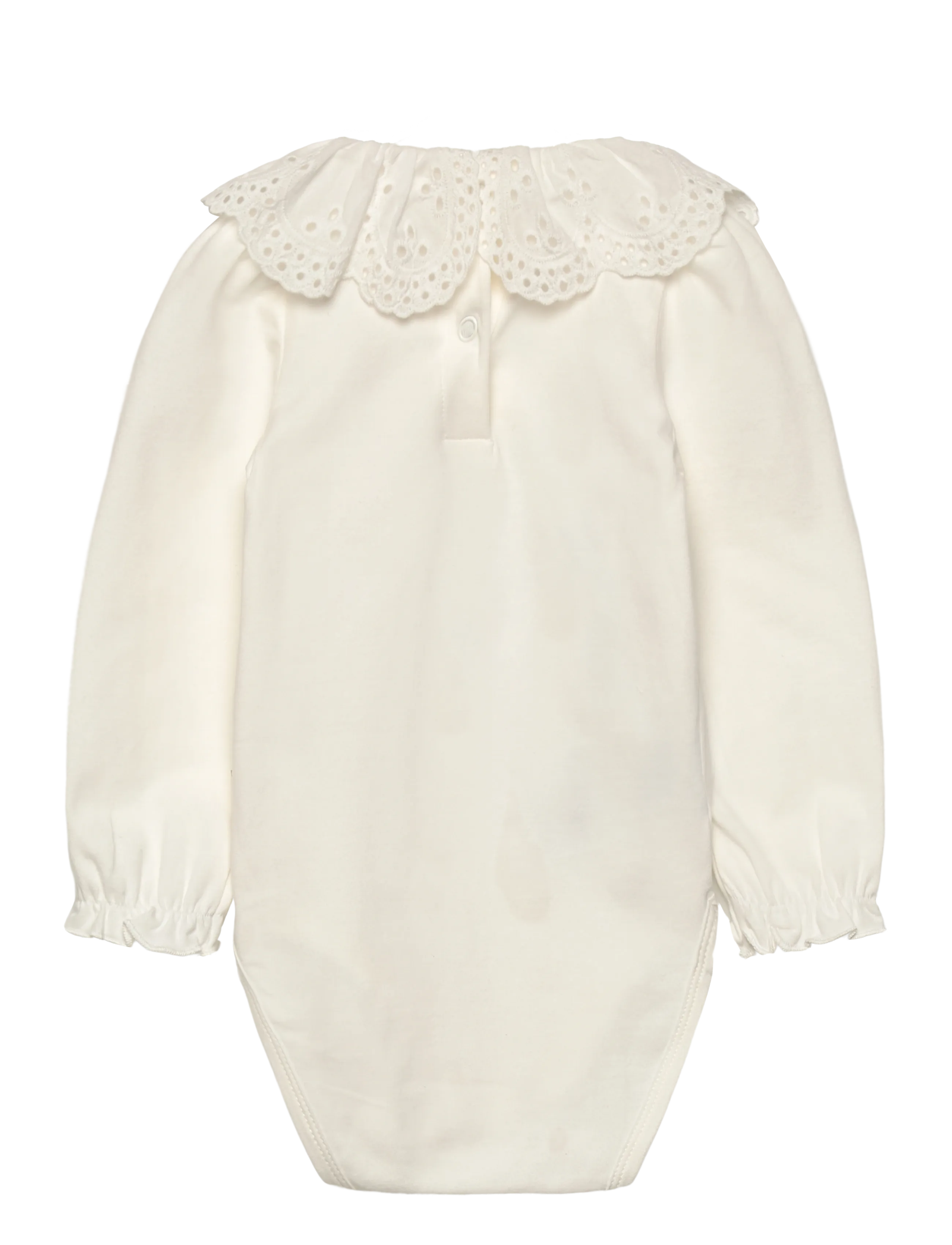 Hust & Claire - HCBritt woven collar - långärmade bodysuits - ivory - 1