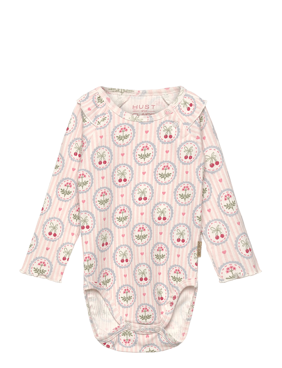 Hust & Claire - HCBri Frame - langärmelige bodys - ivory - 0